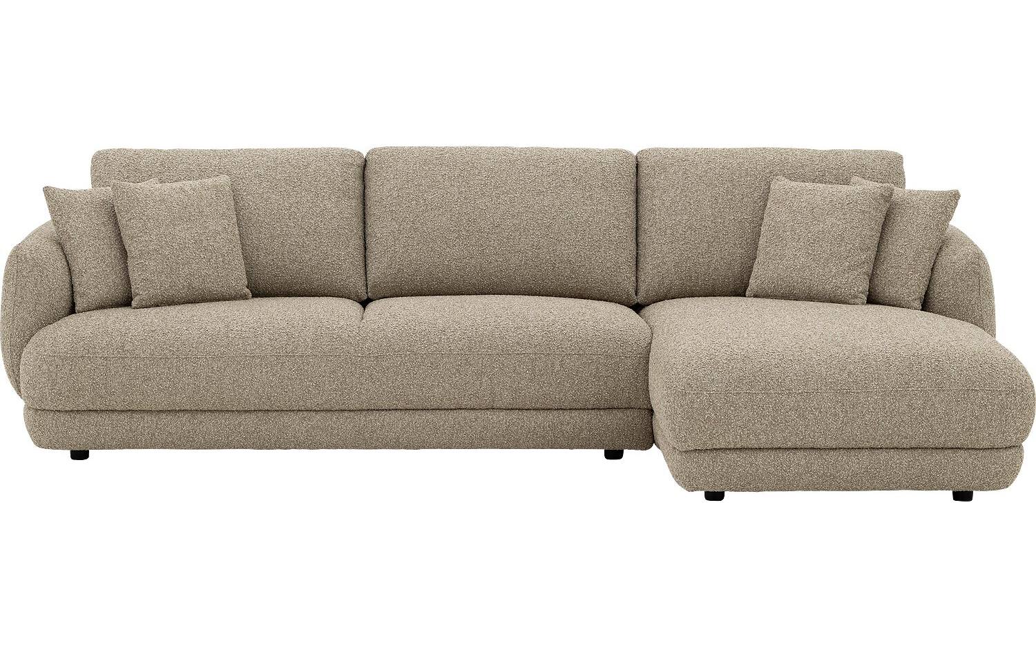 Goossens Bank Premiere beige, stof, 3-zits, - 8718823328950