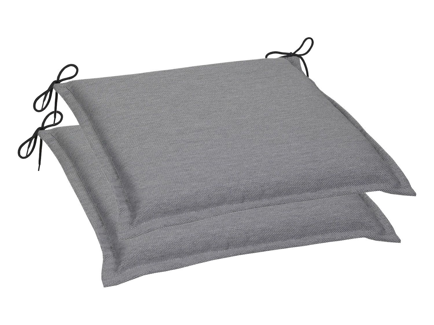 GO-DE Textil Tuinkussen (Set van 2 kussens, Grijs) - 4014082069912