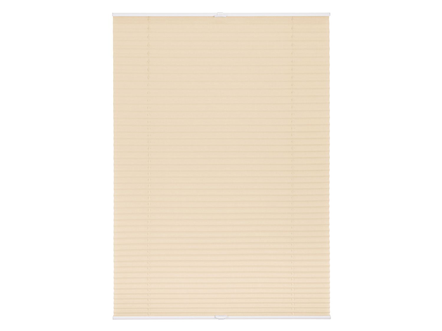 Lichtblick plisségordijn Klemmfix (Crème, 70 x 130 cm) - 4250434108308