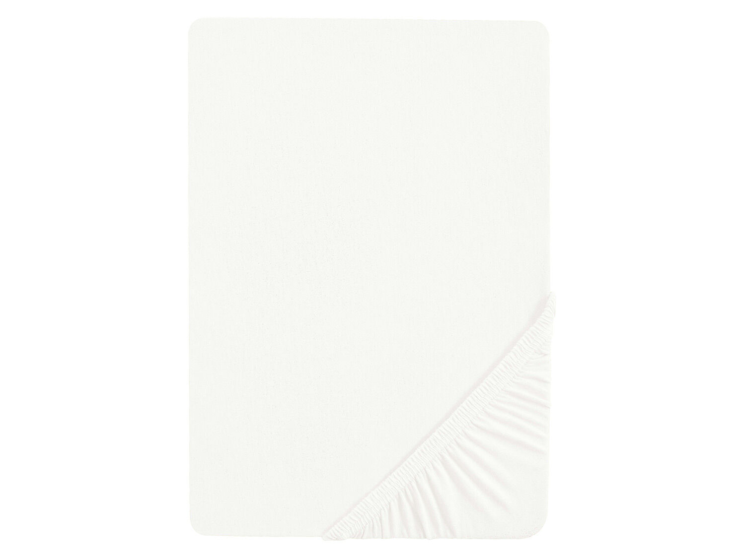 Biberna Jersey hoeslaken (Wit, 90-100 x 200 cm) - 4005774628975