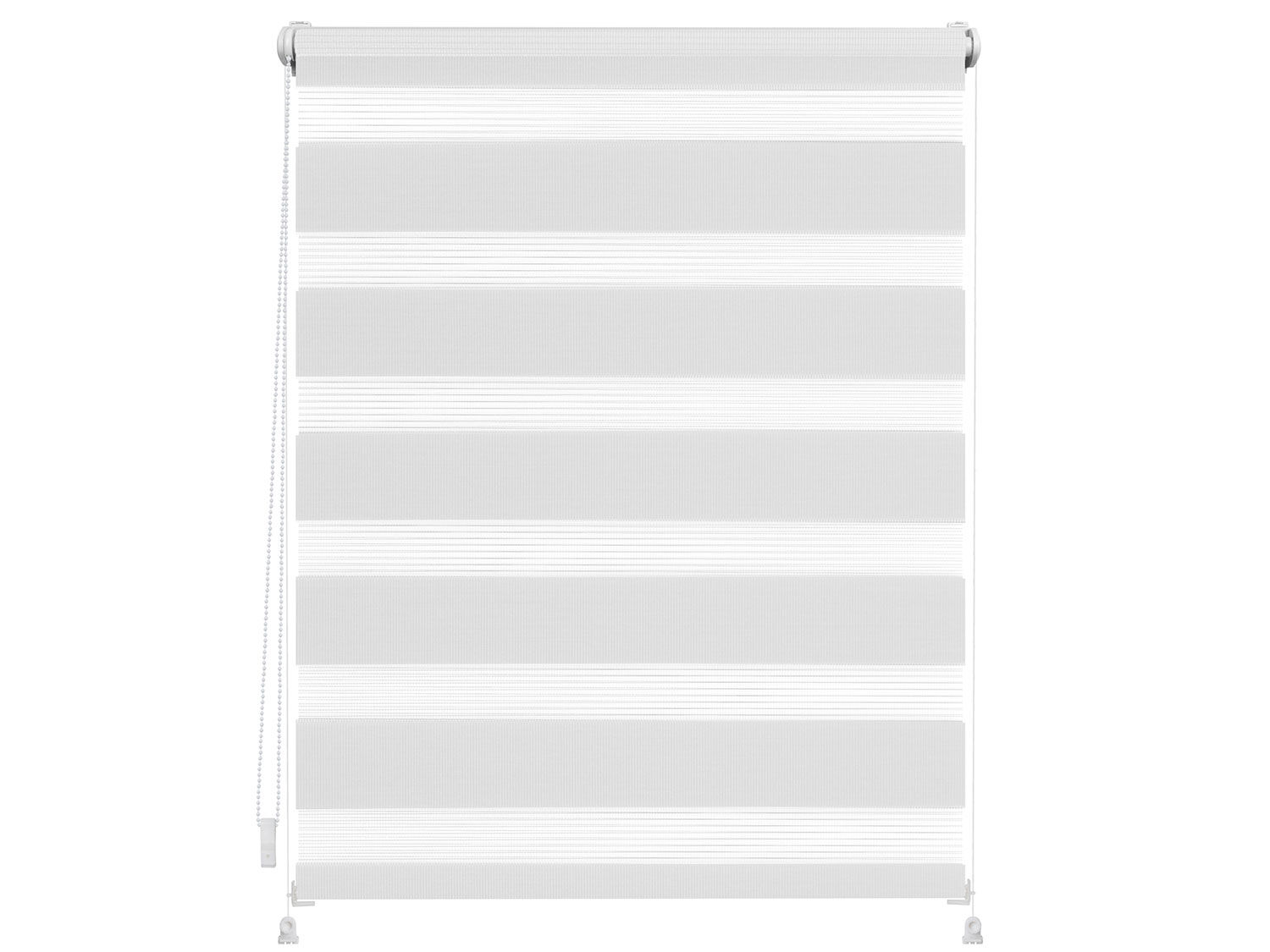 Lichtblick Duo-rolgordijn (Wit, 80 x 150 cm) - 4250434155173