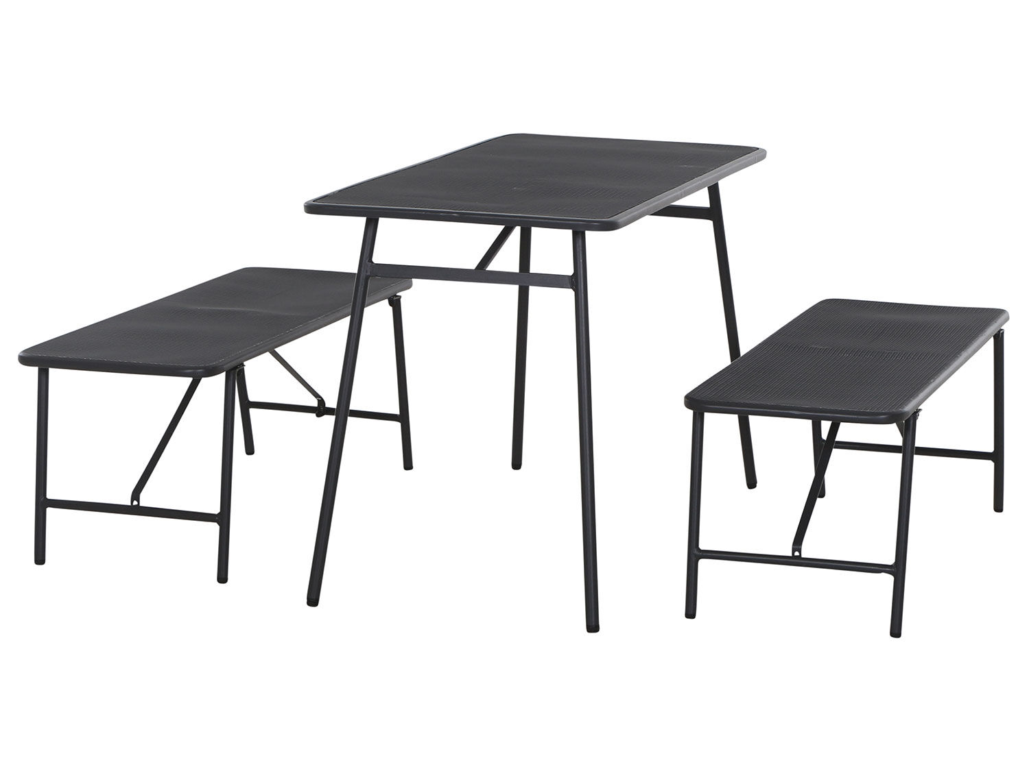 SIENA GARDEN Tuinset Palma (2 bankjes + 1 tafel) - 4055938450645