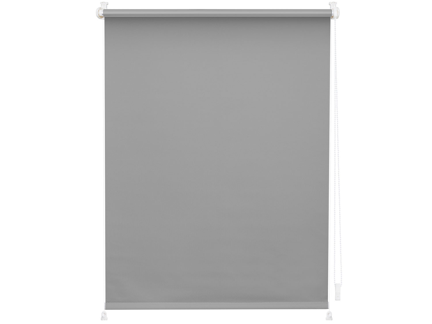 Lichtblick Rolgordijn Klemmfix (Grijs, 70 x 150 cm) - 4250434156156
