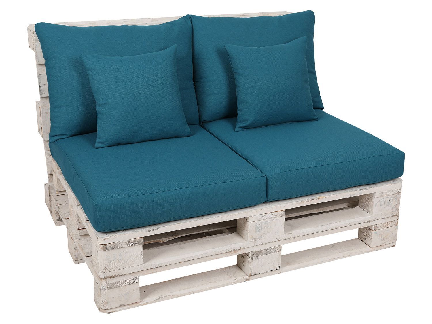 GO-DE Textil Palletkussenset (Petrol/petrol) - 4014082058169