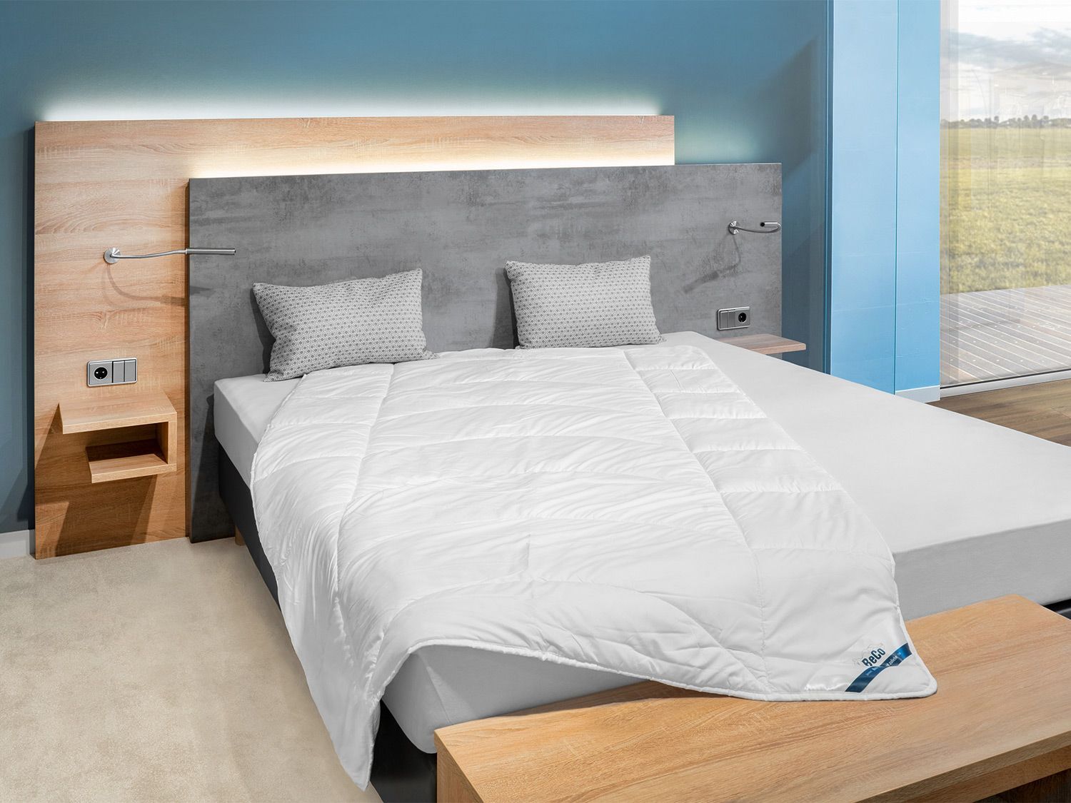 BeCo 4-seizoenen dekbed medium COTTON SOFT (155 x 220 cm) - 4019793429246