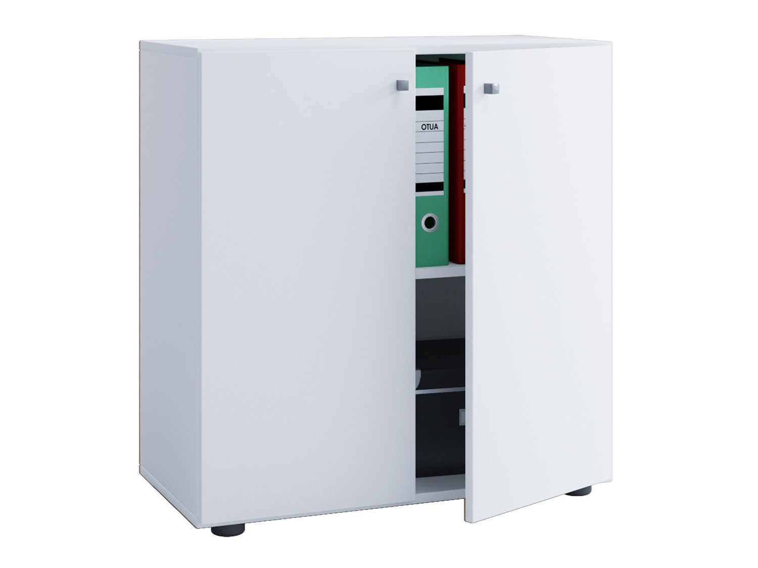 VCM Kast Lona (Openslaande deuren, Wit, L) - 4051814370892