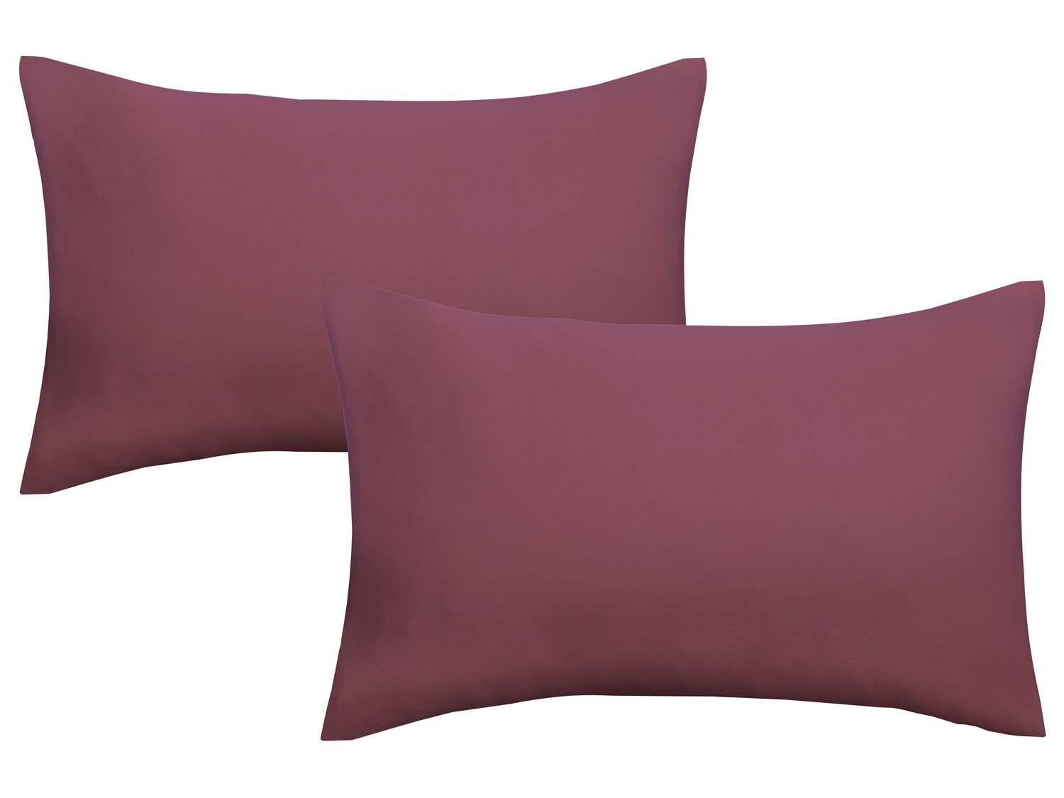Biberna Fijne jersey kussenhoes (Rood, 40x60) - 4005774931914