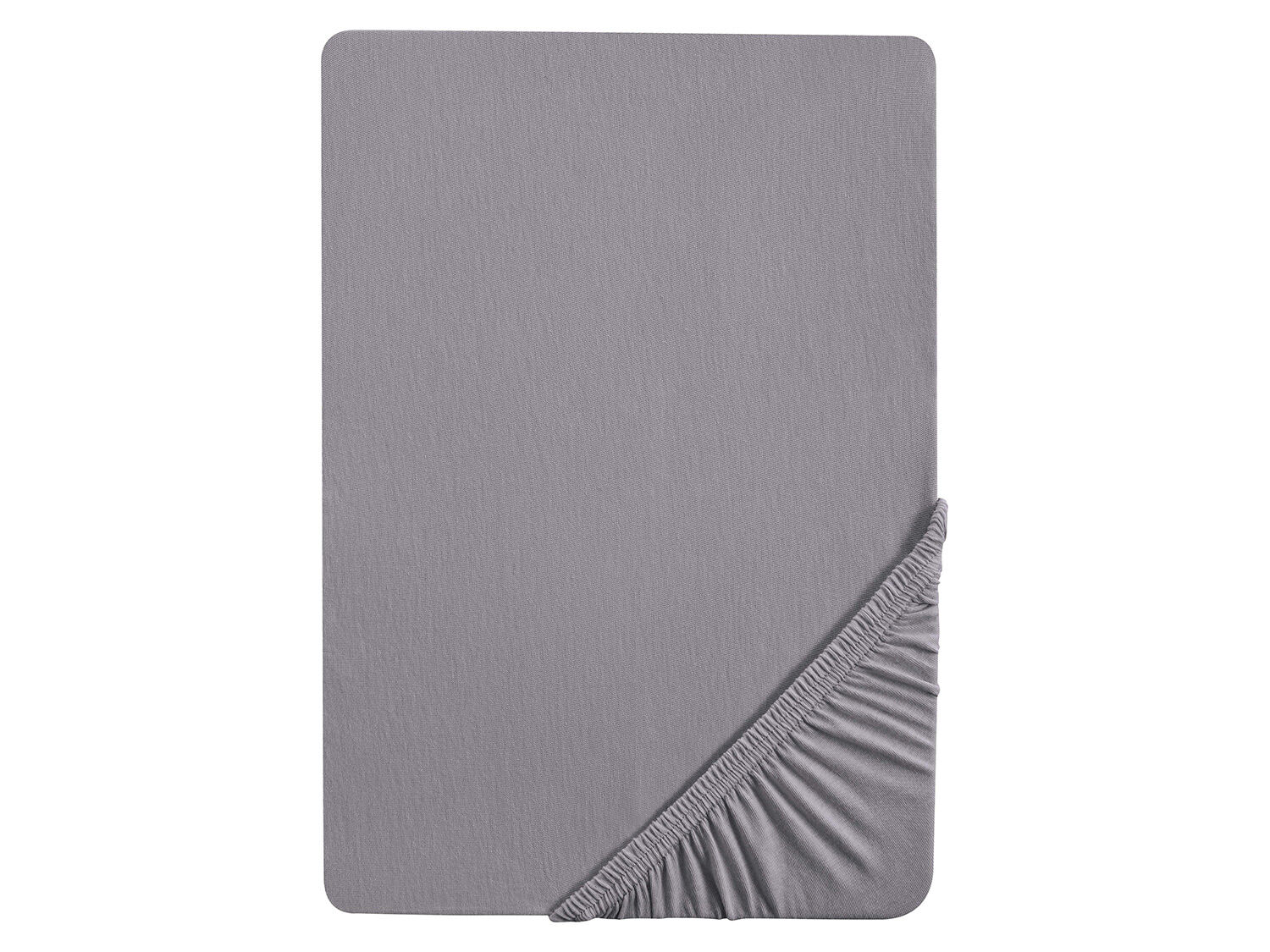 Biberna Jersey hoeslaken (Zilvergrijs, 90-100 x 200 cm) - 4005774807639