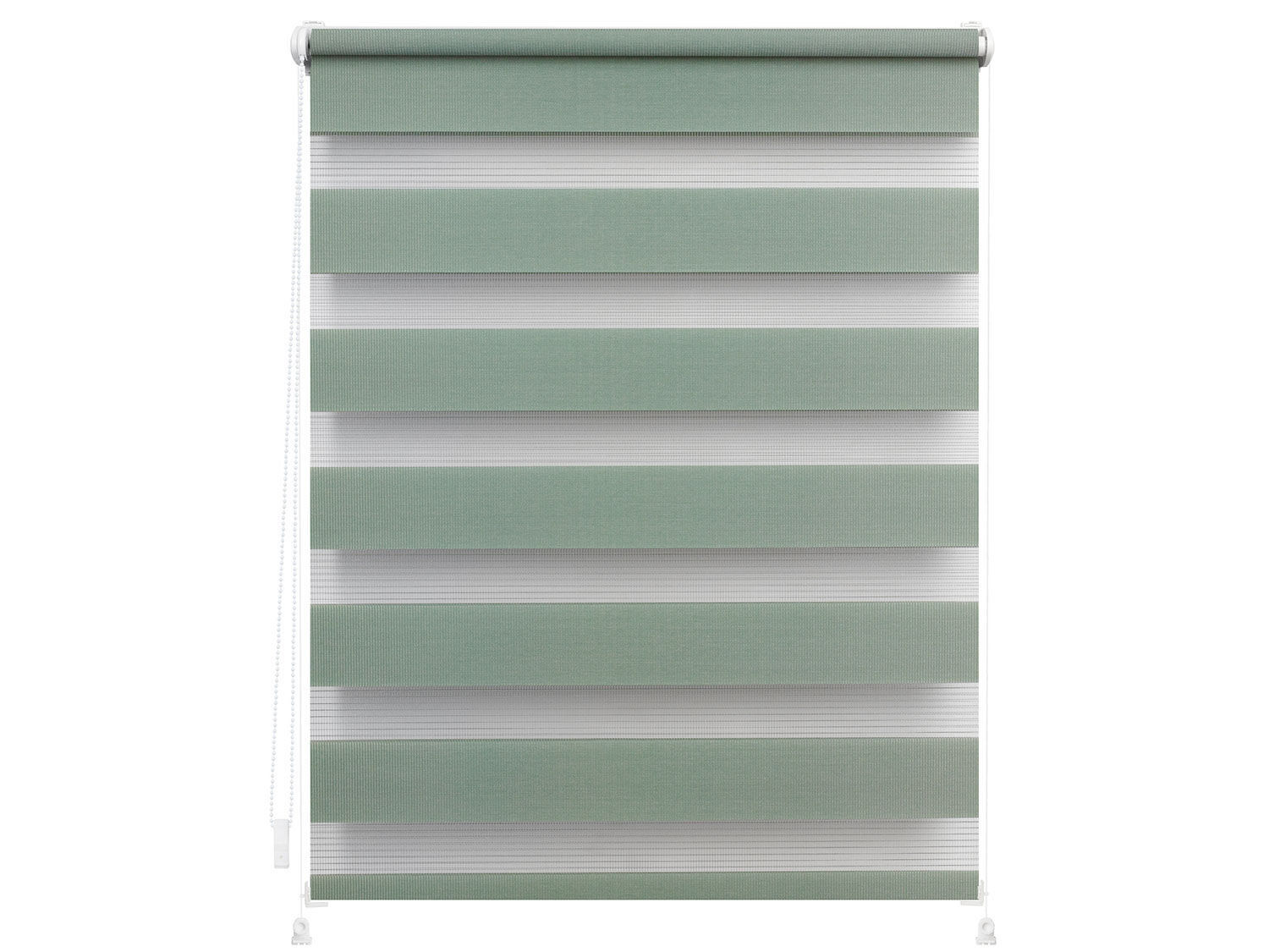 Lichtblick Duo-rolgordijn (Lichtgroen, 80 x 200 cm) - 4250434155395