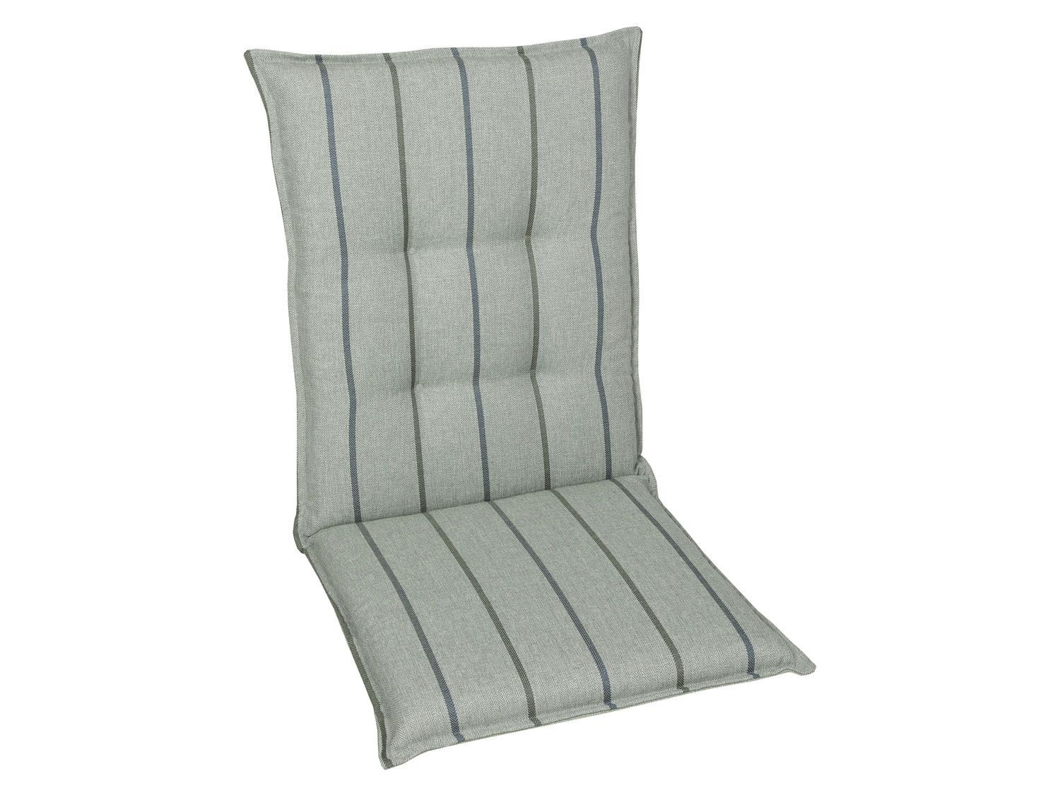 GO-DE Textil Tuinkussen (Stoelkussens voor stoelen met een normale rugleuning, Taupe) - 4014082071649