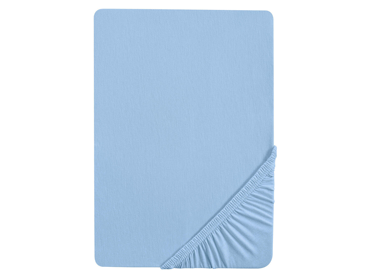 Biberna Jersey hoeslaken (Ijsblauw, 90-100 x 200 cm) - 4005774629330