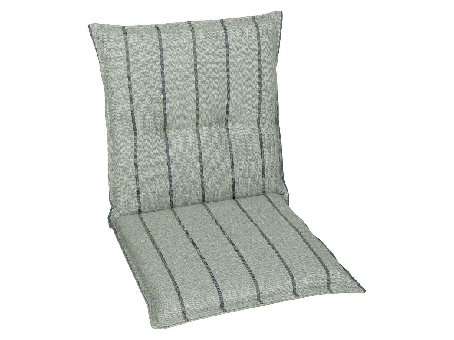 GO-DE Textil Tuinkussen (Stoelkussens voor stoelen met een lage rugleuning, Taupe) - 4014082071632