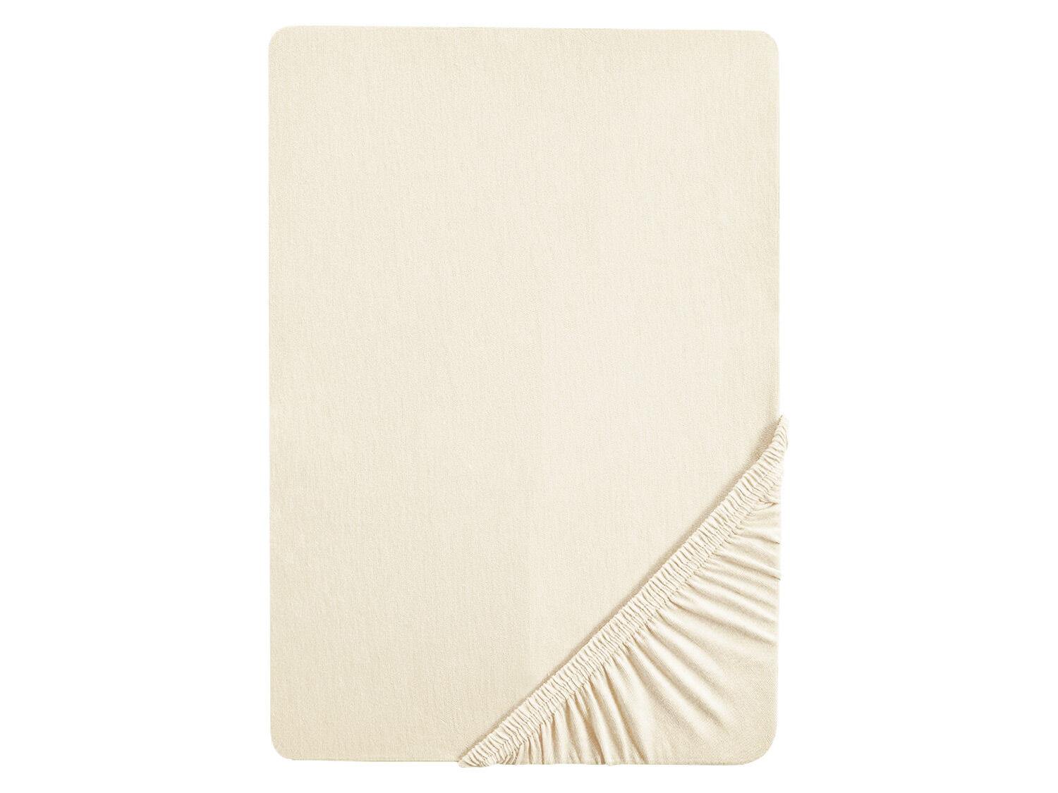 Biberna Jersey hoeslaken (Naturel, 180-200 x 200 cm) - 4005774629910