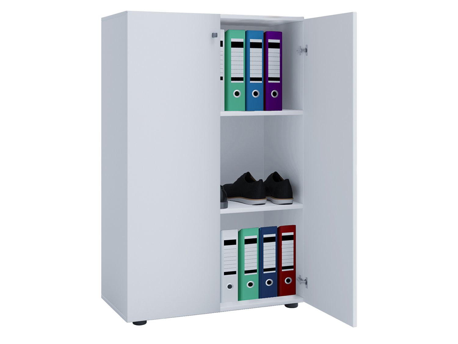 VCM Kast Lona (Openslaande deuren, Wit, XL) - 4051814370946