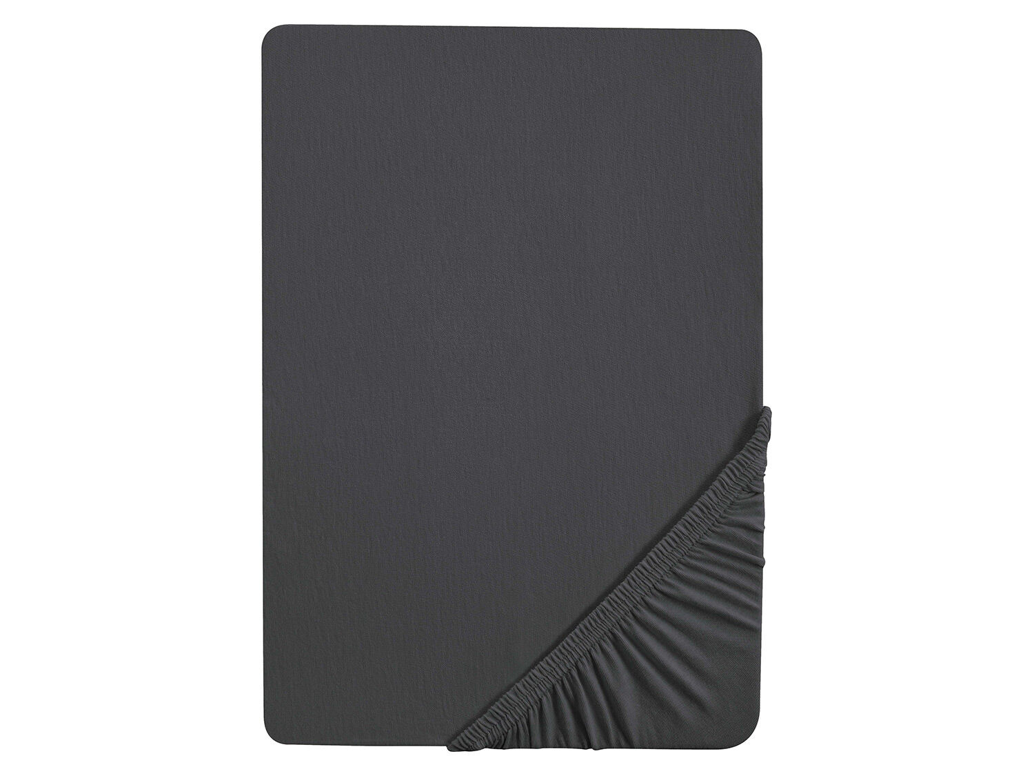 Biberna Jersey hoeslaken (Titanium, 180-200 x 200 cm) - 4005774930184