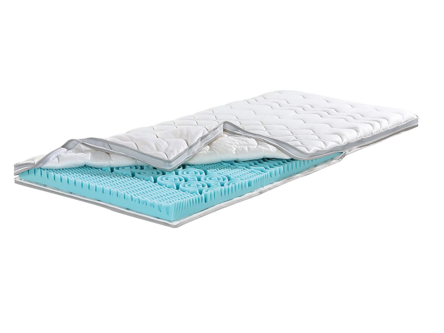 f.a.n. 7-zones koudschuim topper XXL SOFT PLUS (200 x 200 cm) - 4000863810330