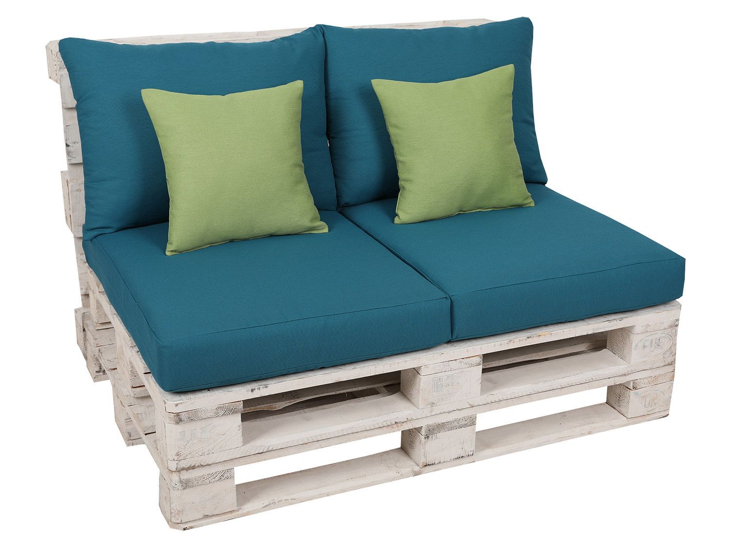 GO-DE Textil Palletkussenset (Petrol/groen) - 4014082058152