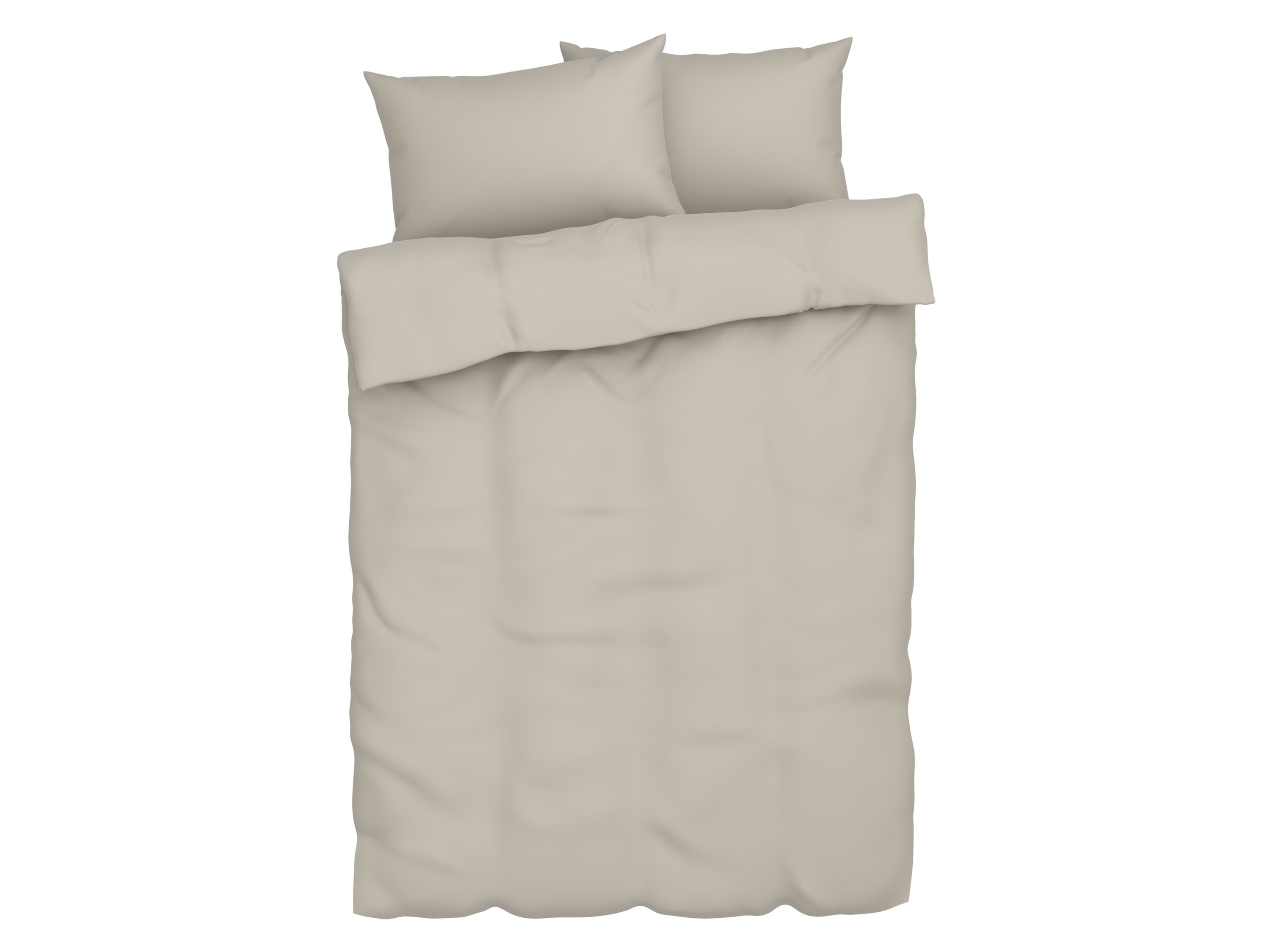 LIVARNO home Mousseline dekbedovertrek 200 x 200 cm (Beige) - 4052916588550