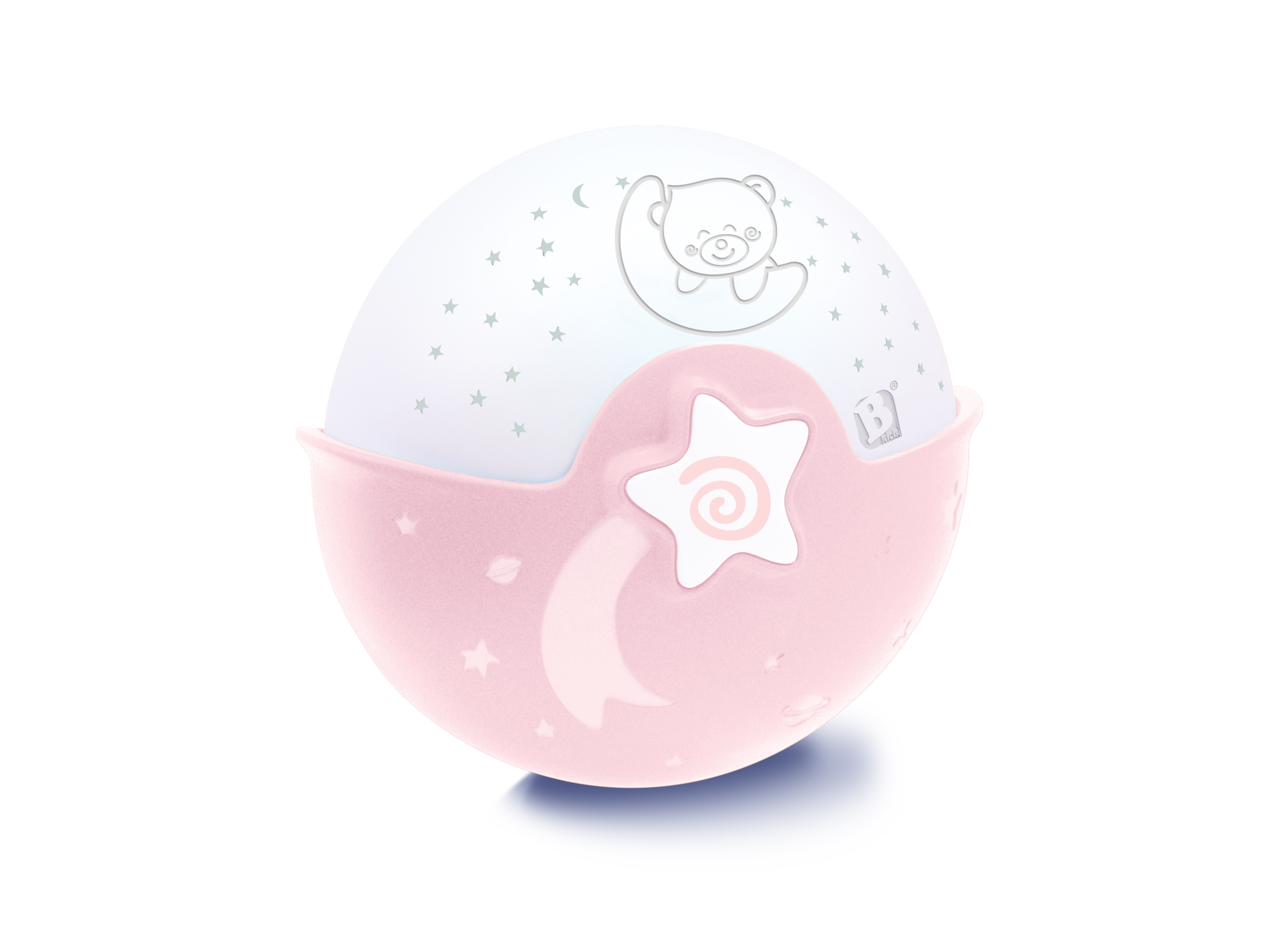 Infantino Nachtlampje en projector (Lichtroze) - 0773554049084