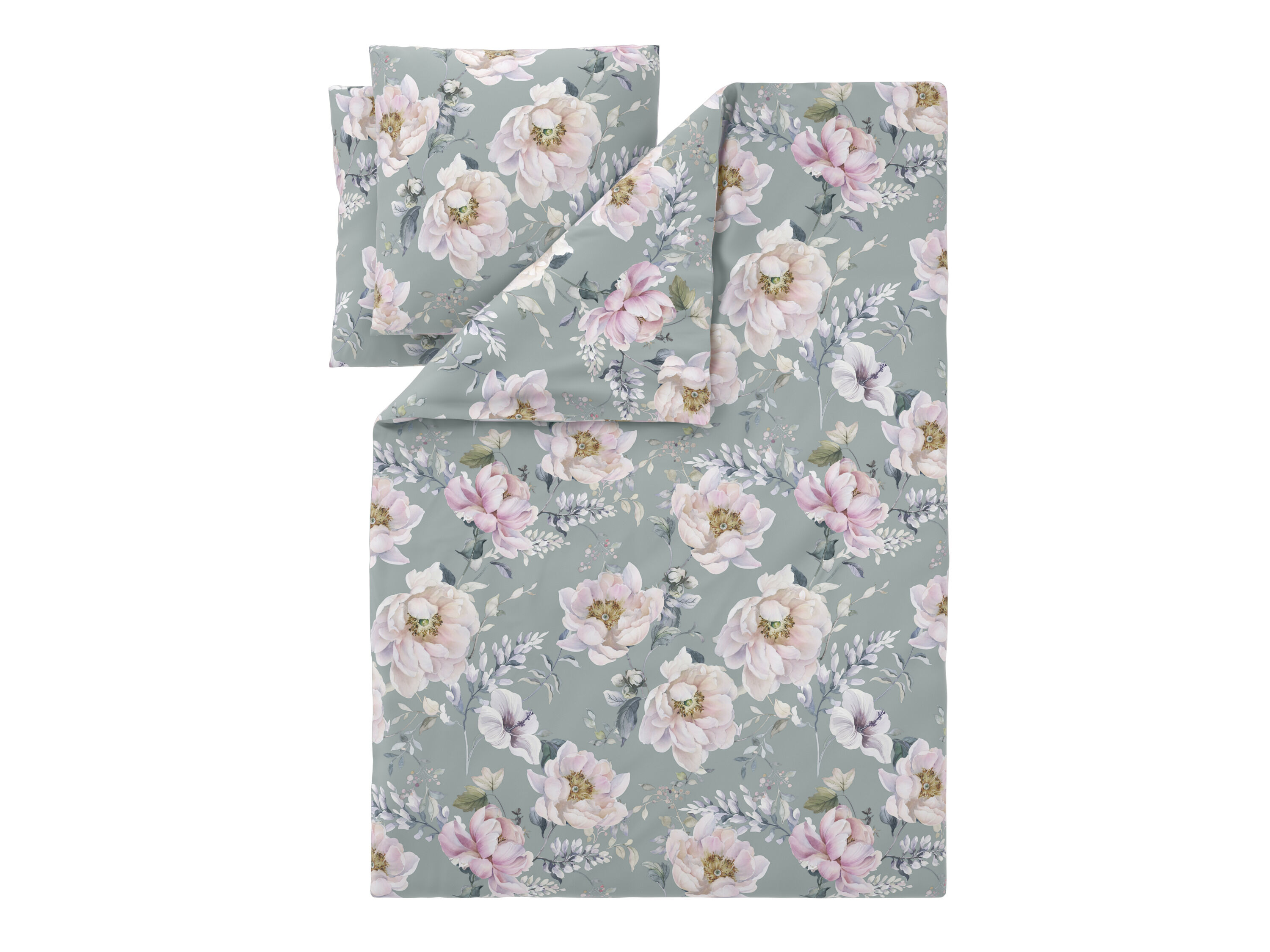 LIVARNO Dekbedovertrek 200 x 200 cm (Pioenrozen) - 4052916957691