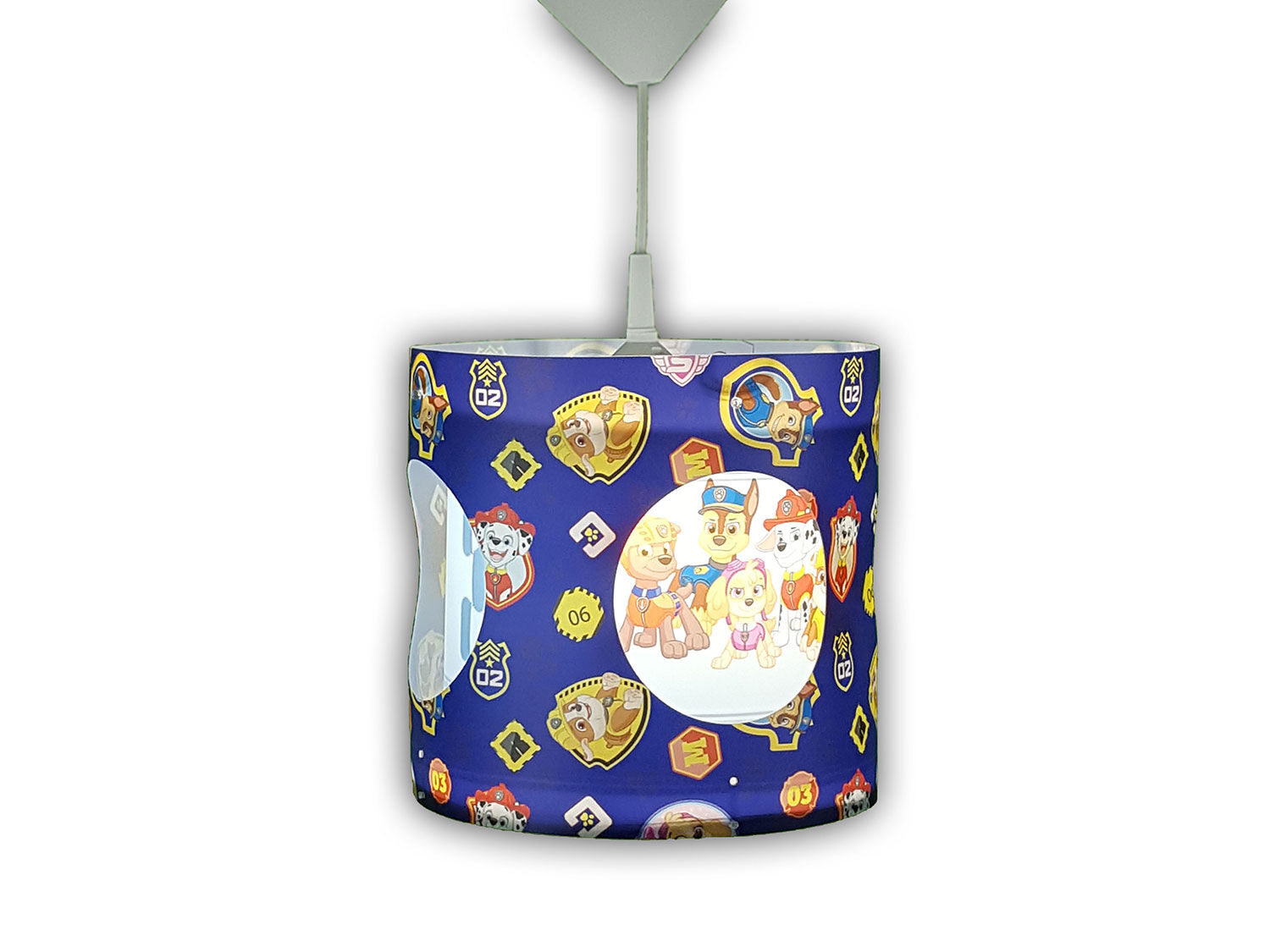 Niermann Draaibare hanglamp Paw Patrol, in hoogte verstelbaar (Blauw) - 4036239001194