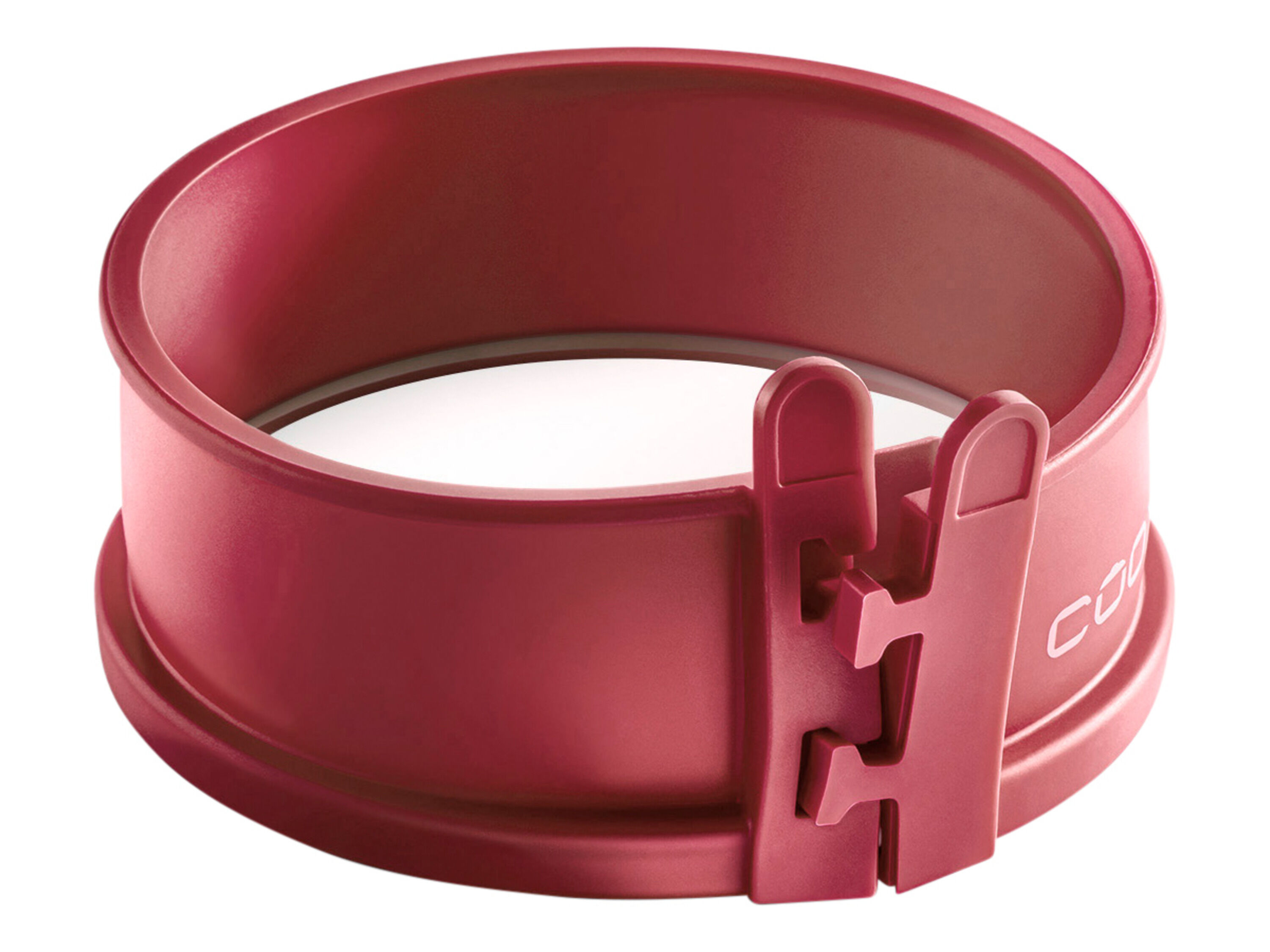 Coox Mini springvorm met glazen bodem Ø 12 (Donkerrood) - 4260191680672