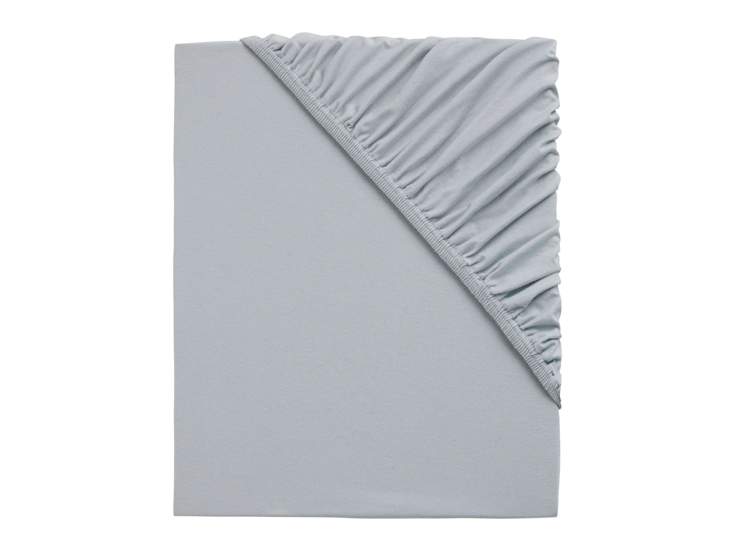 Emma Jersey hoeslaken 90-100 x 200 cm (Grijs) - 4050069111694