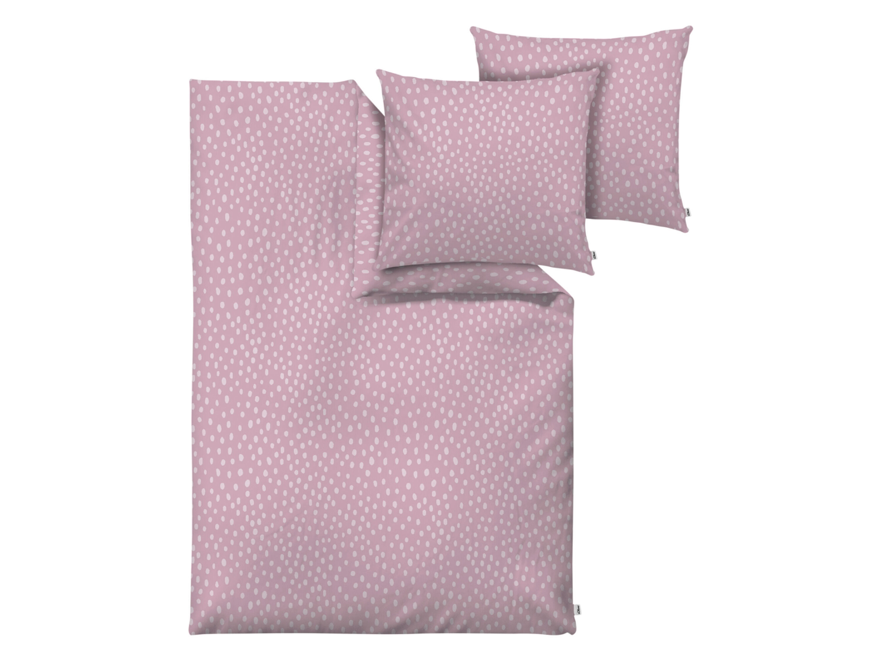 s.Oliver Mako satijnen dekbedovertrek 200 x 200 cm (Lichtroze) - 4004406408138