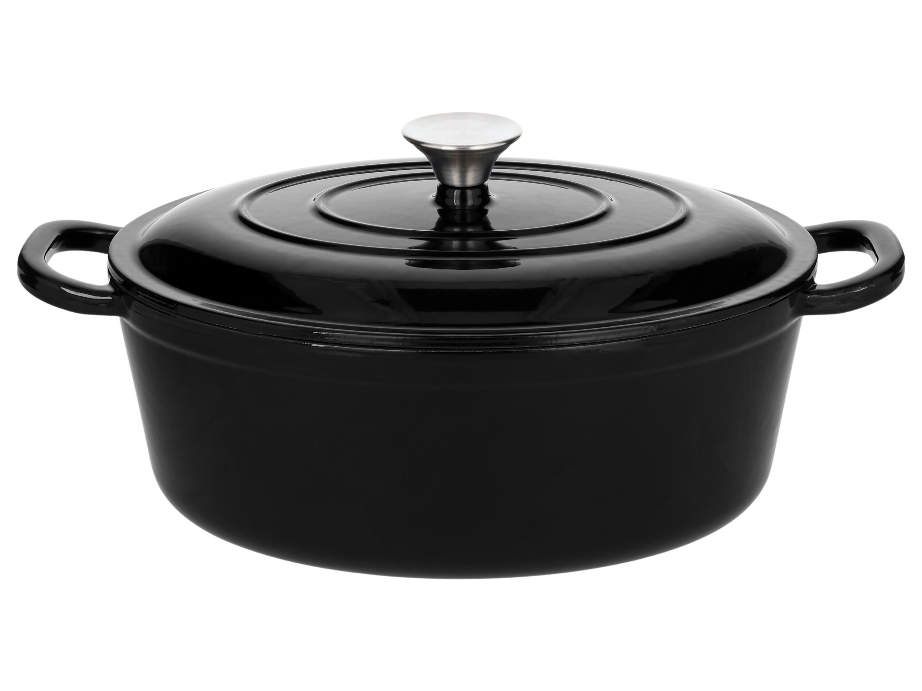 SILVERCREST Gietijzeren braadpan 29 cm 4,2 L (Zwart) - 4052916980989