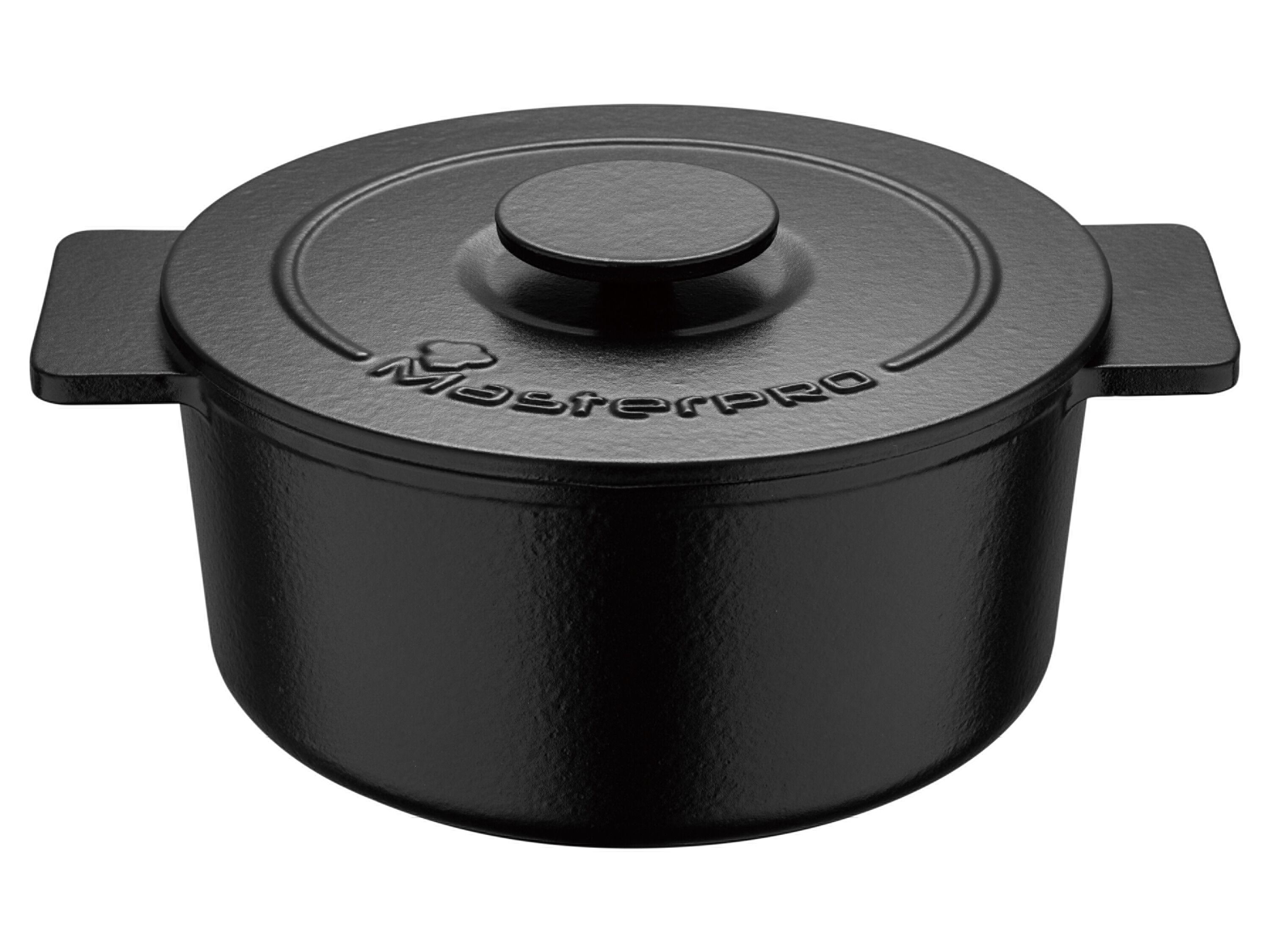 Masterpro Gietijzeren pan 26 x 12 cm (Zwart) - 6942423911935