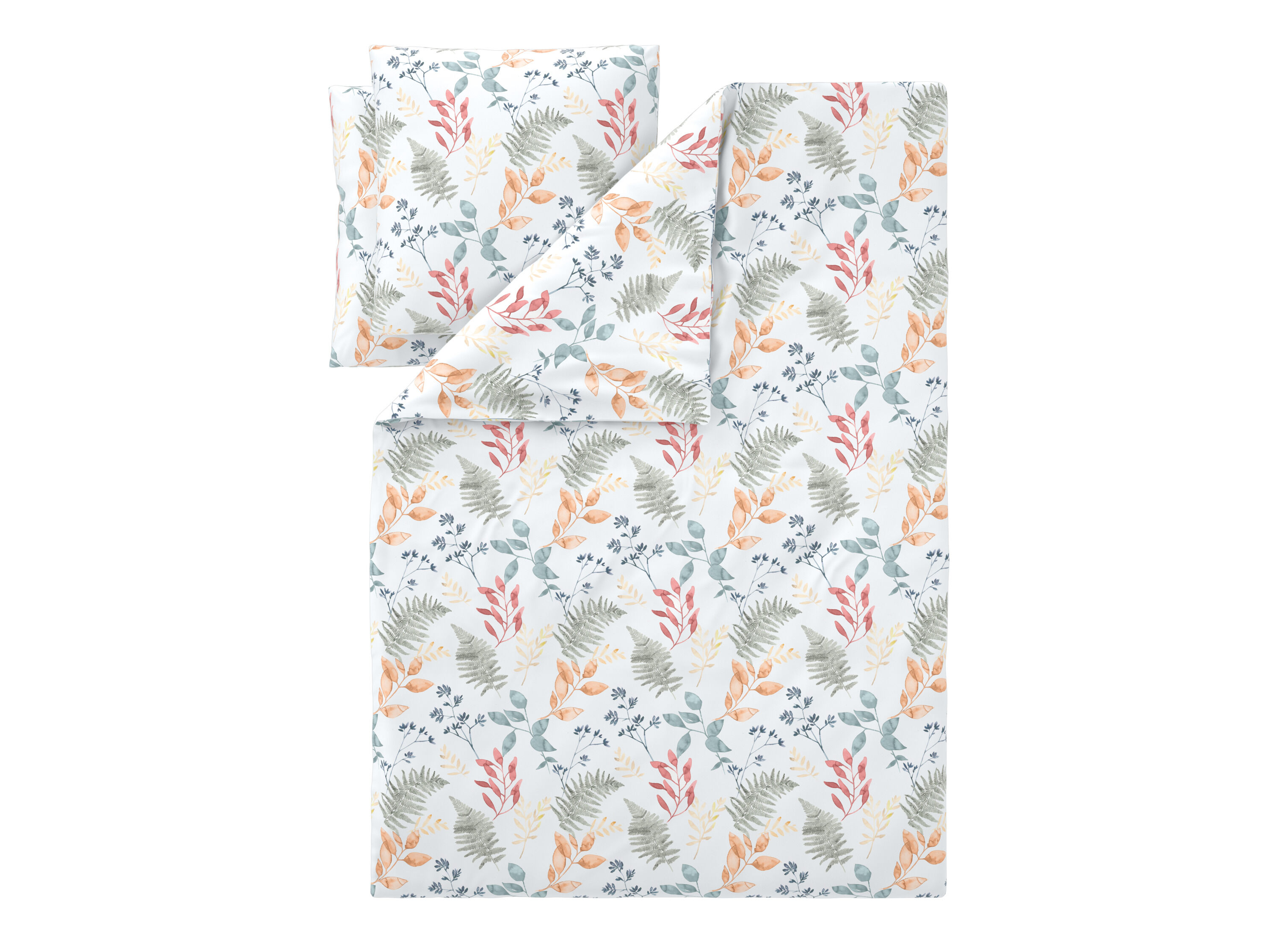 LIVARNO Microvezel-satijn beddengoed, 200 x 200 cm (Bloemen/wit) - 4052916925584