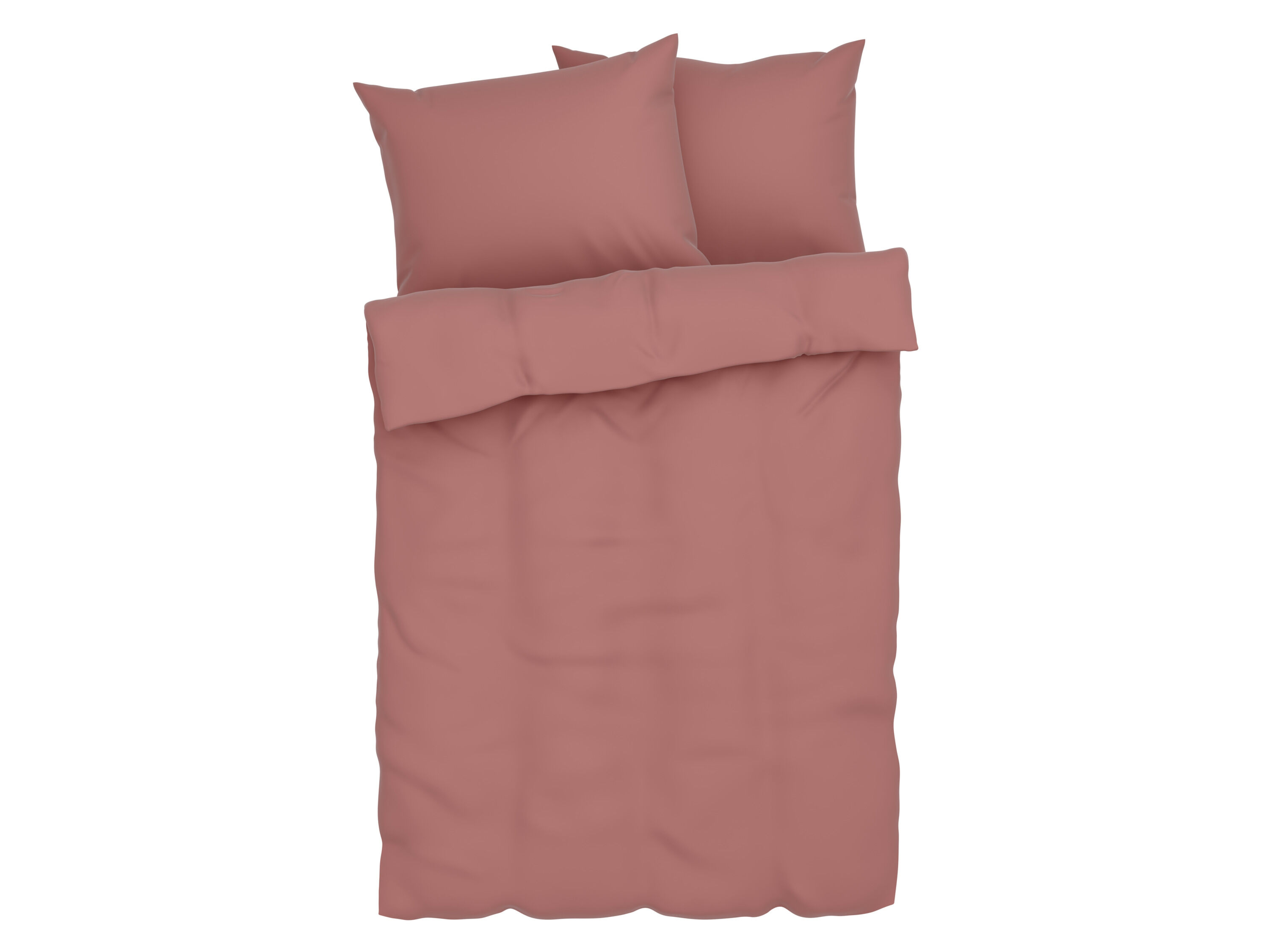 LIVARNO home Muslin beddengoed, met 2 kussenslopen (Lichtroze) - 4052916588635