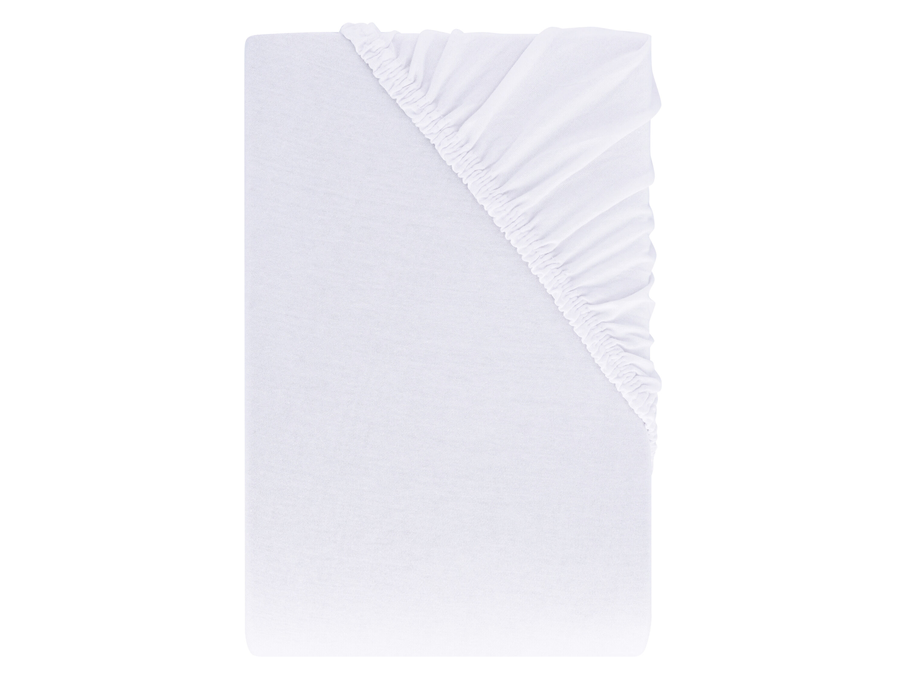 LIVARNO Jersey hoeslaken 180-200 x 200 cm (Wit) - 4052916956632