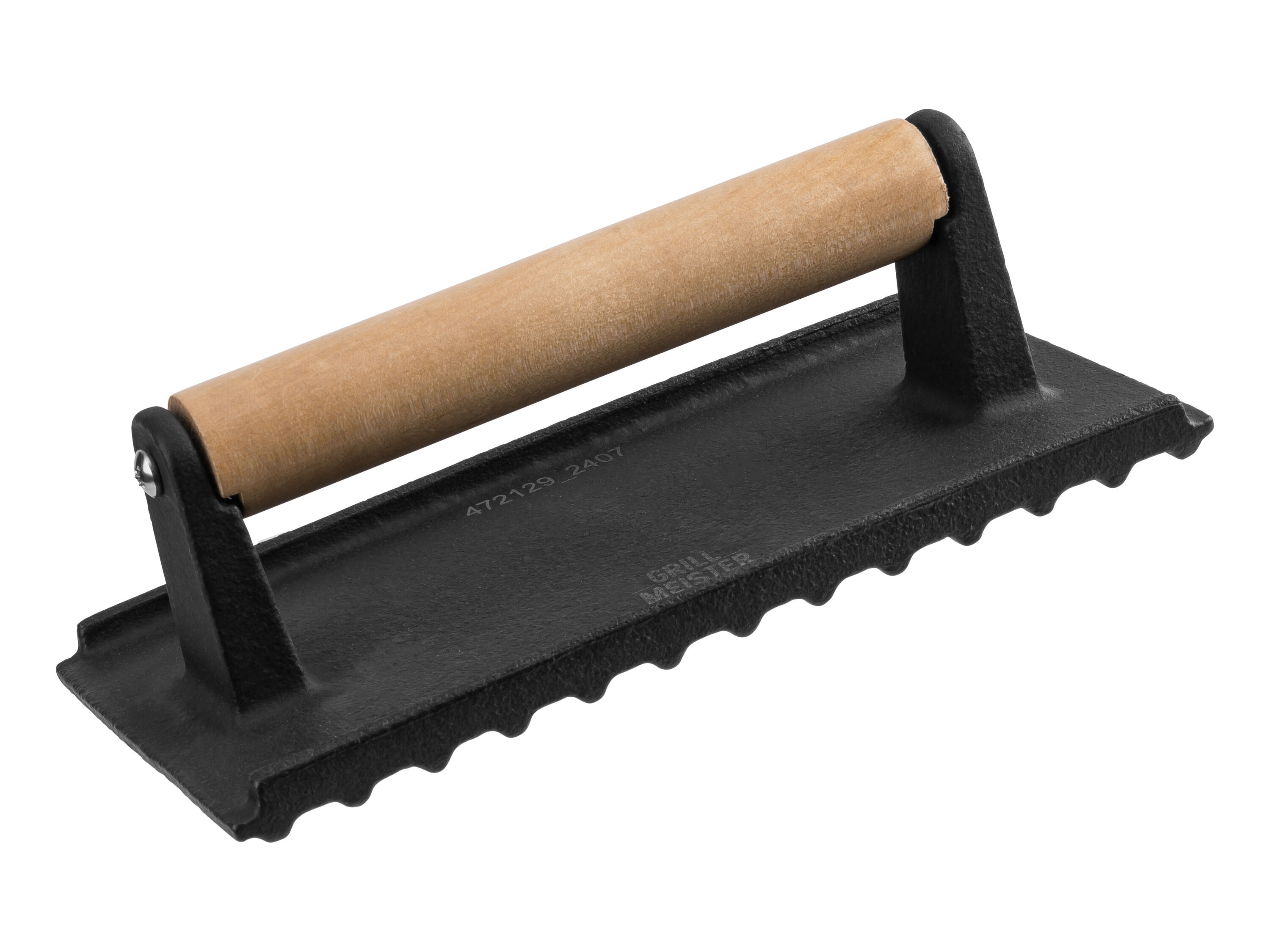 GRILLMEISTER Gietijzeren pan, hamburgerpers of vleespers (Vlees pers) - 4052916375440