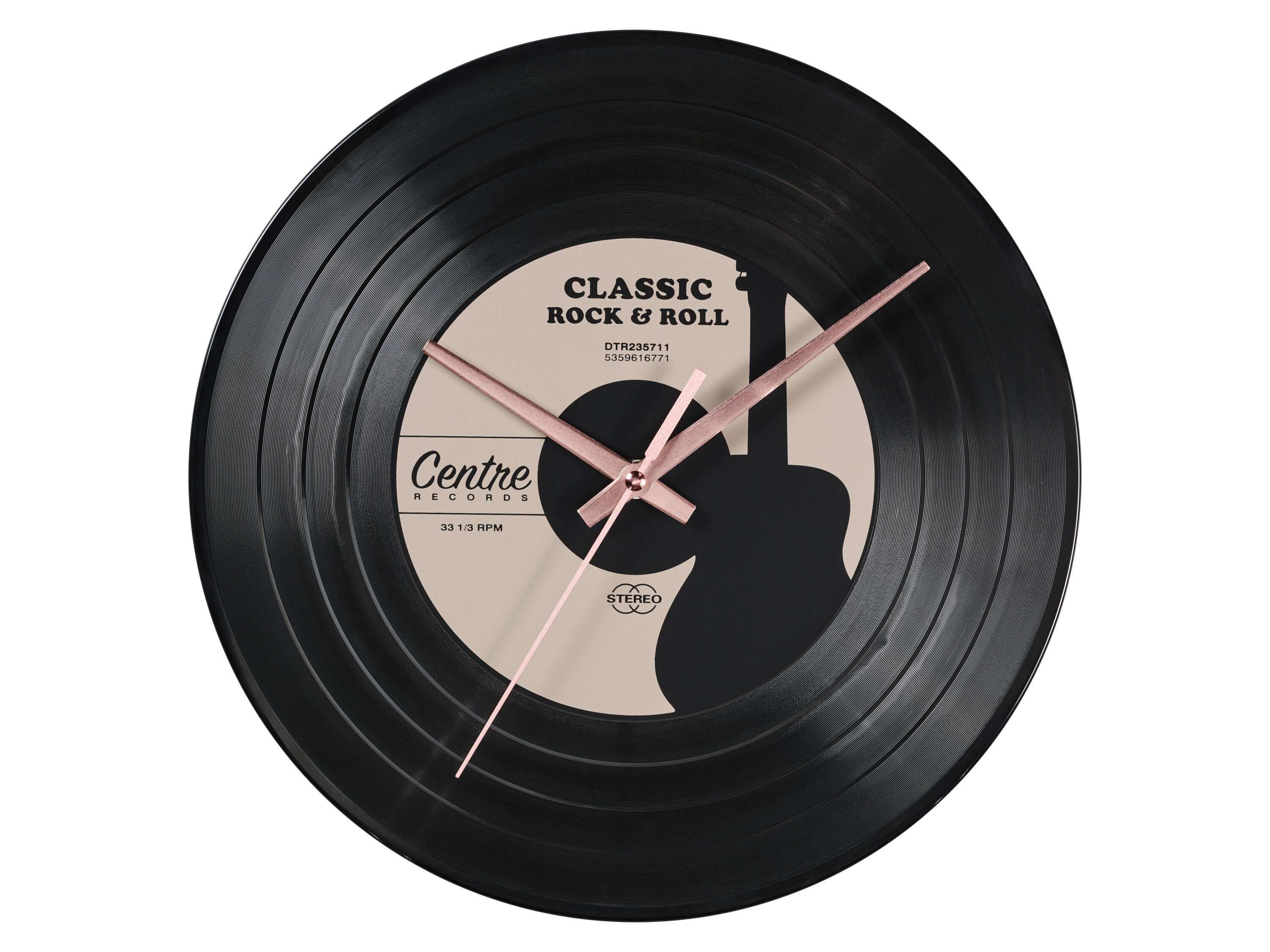 LIVARNO Wandklok (Secondewijzer koperkleurig) - 4052916777435