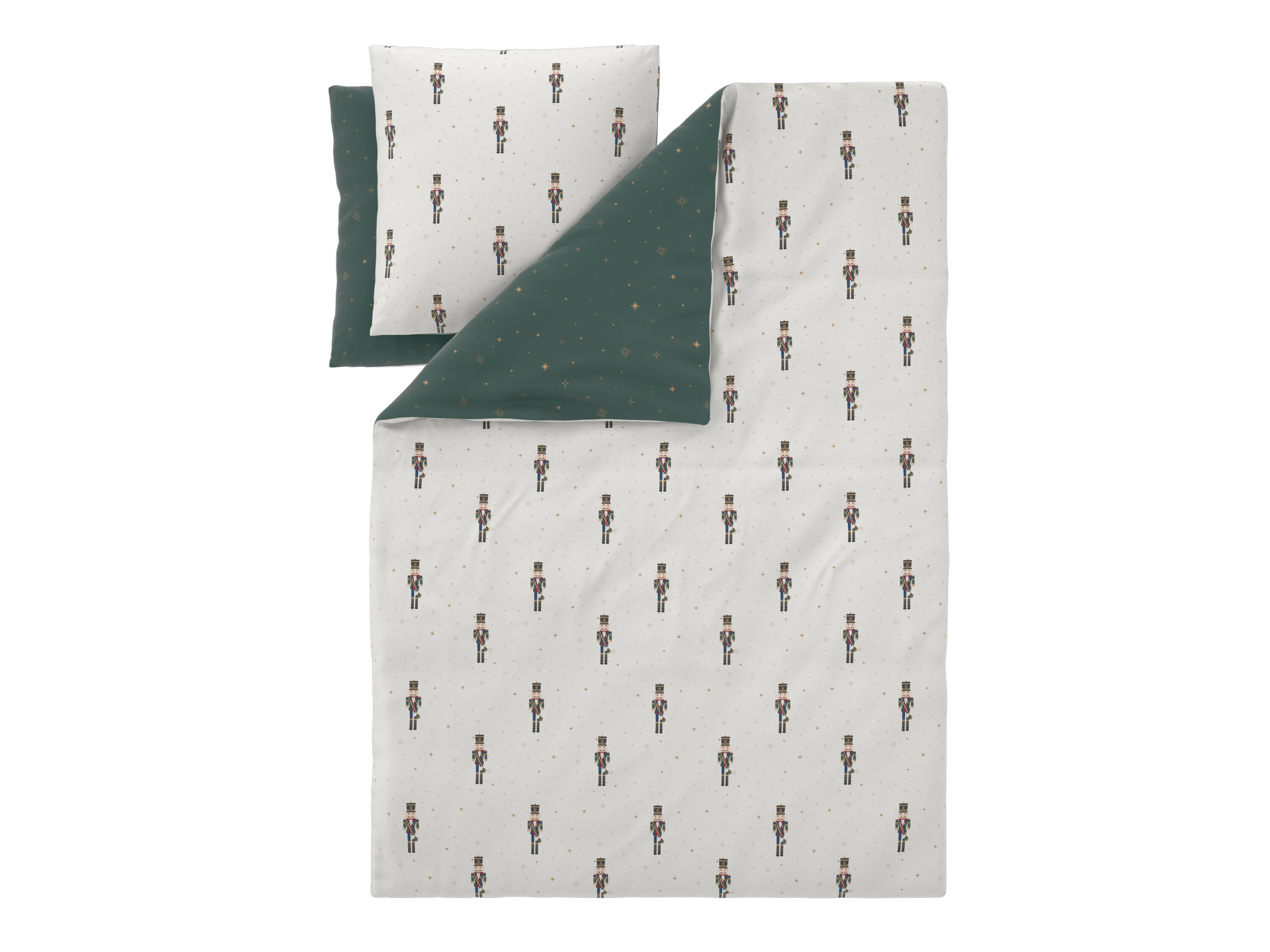 LIVARNO Satijnen dekbedovertrek 200 x 200 cm (Notenkraker) - 4052916839331