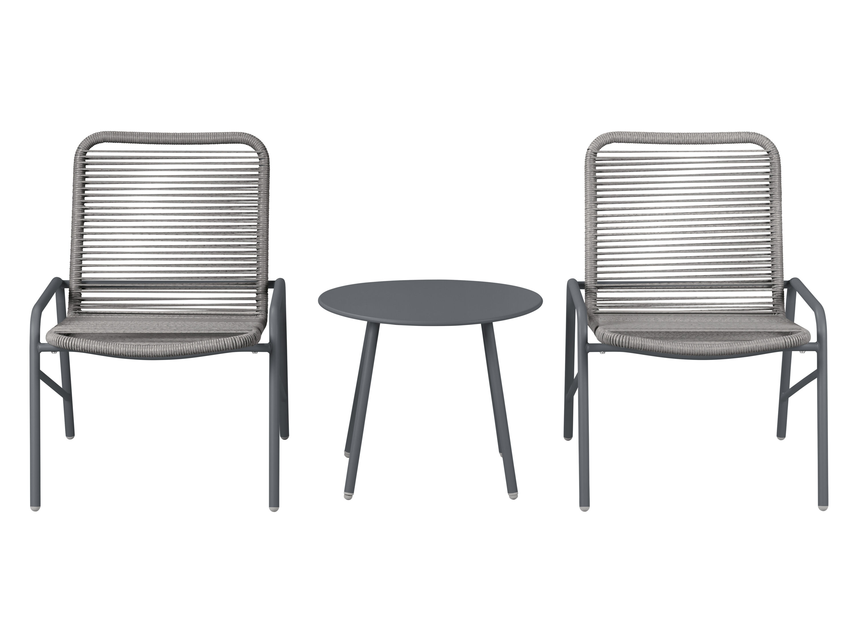 LIVARNO Tuinset 3-delig (Antraciet) - 4052916991077