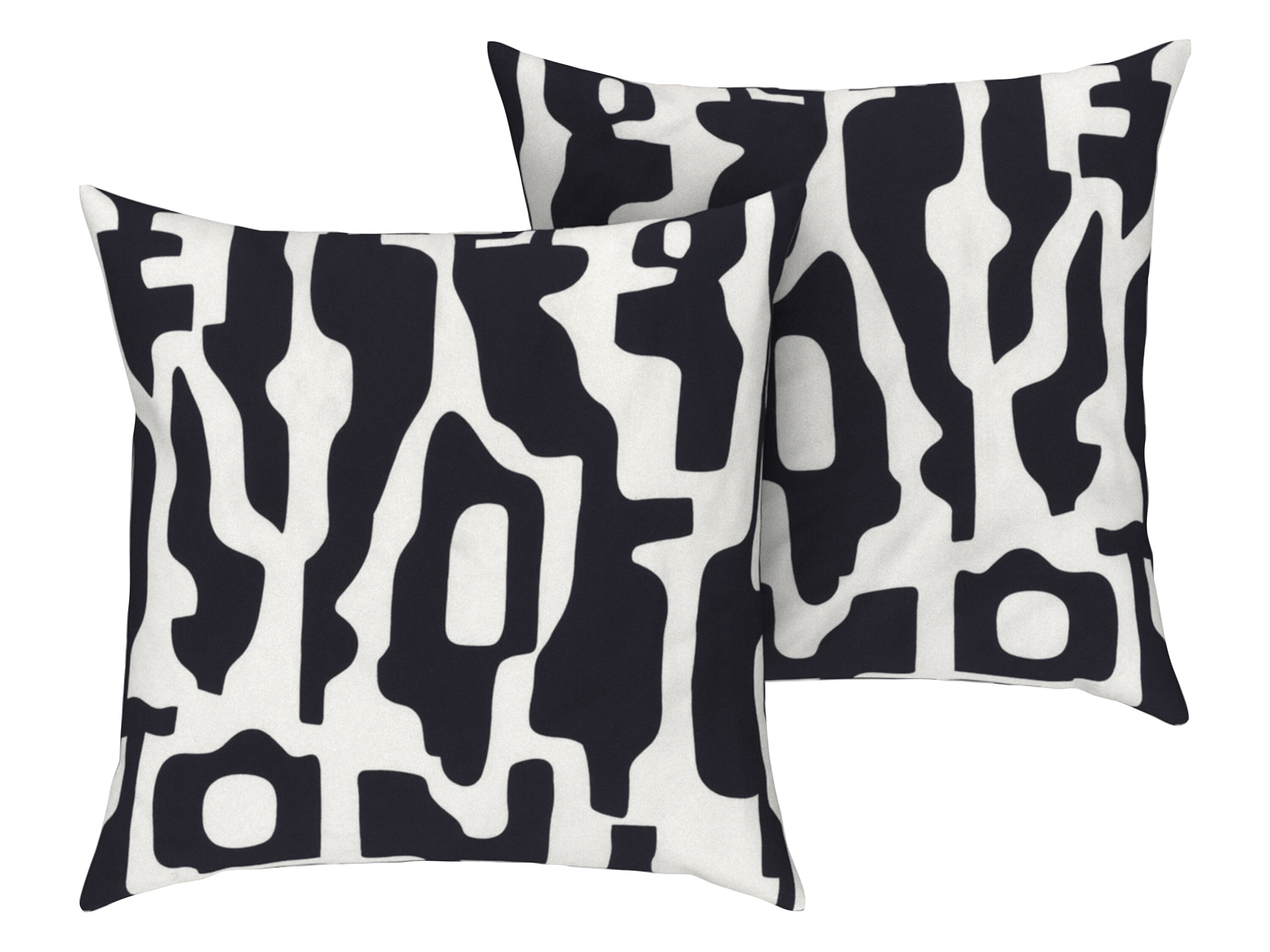 LIVARNO home Kussensloop Edel-Renforcé 60x50 cm (Let op: LV OSNL) (Geometrisch) - 4052916182994