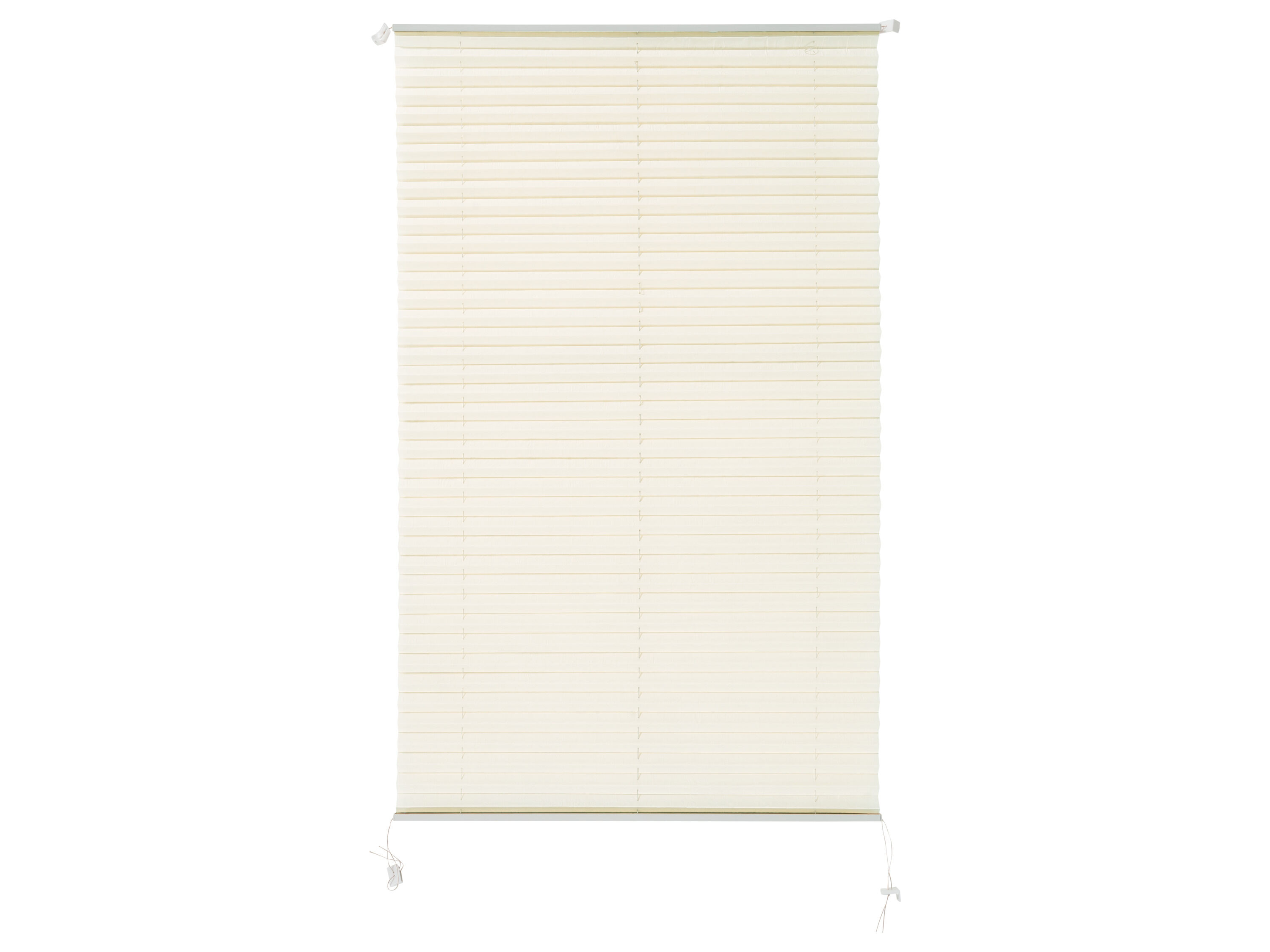 LIVARNO home Plissé gordijn voor ramen 75 x 130 cm (Crème) - 4335753030988