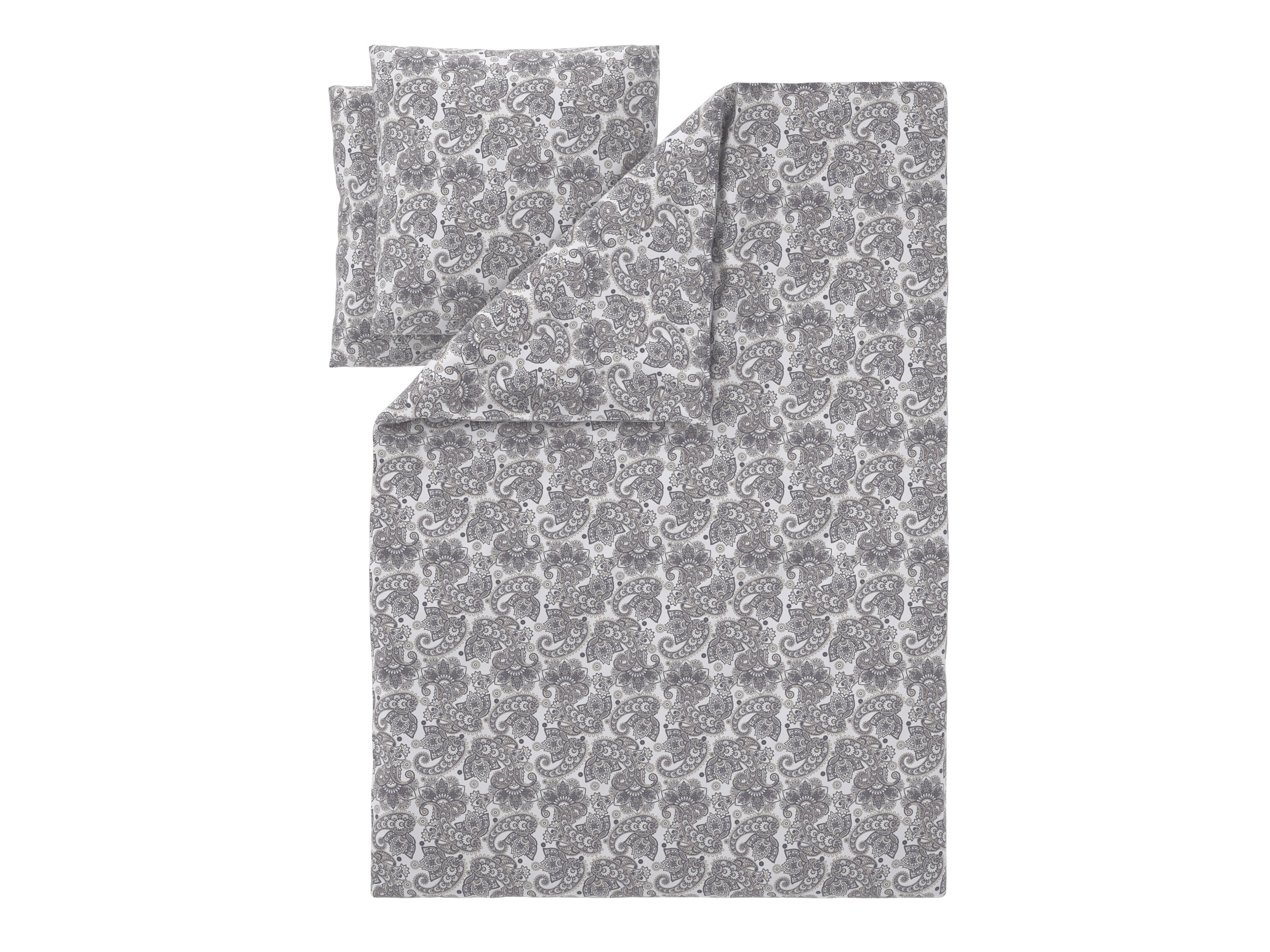 LIVARNO Satijnen dekbedovertrek 200 x 200 cm (Print) - 4052916986141