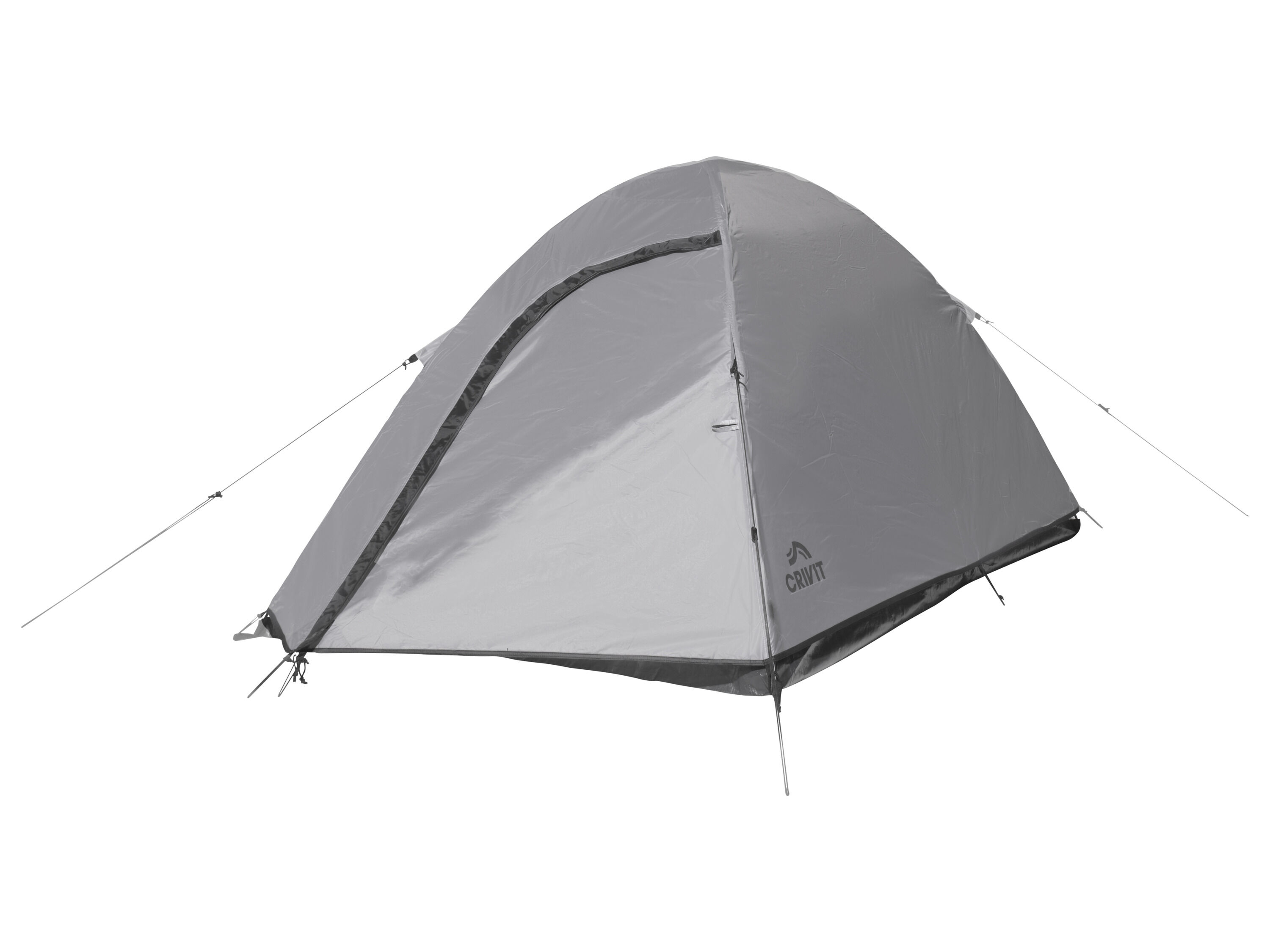 CRIVIT 2-persoons tent (Grijs) - 4052916479162