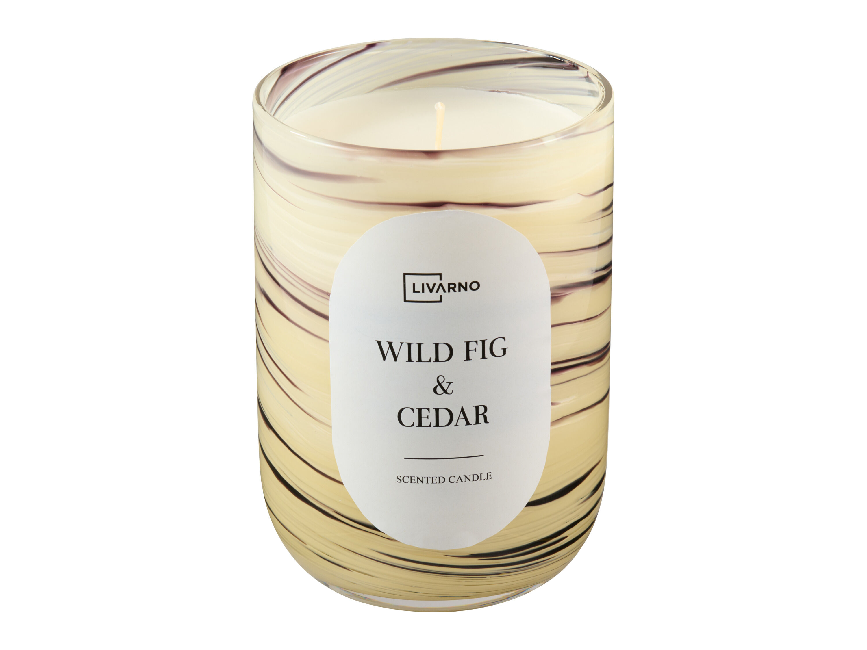 LIVARNO Geurkaars in glas (Marmer) - 4052916867204