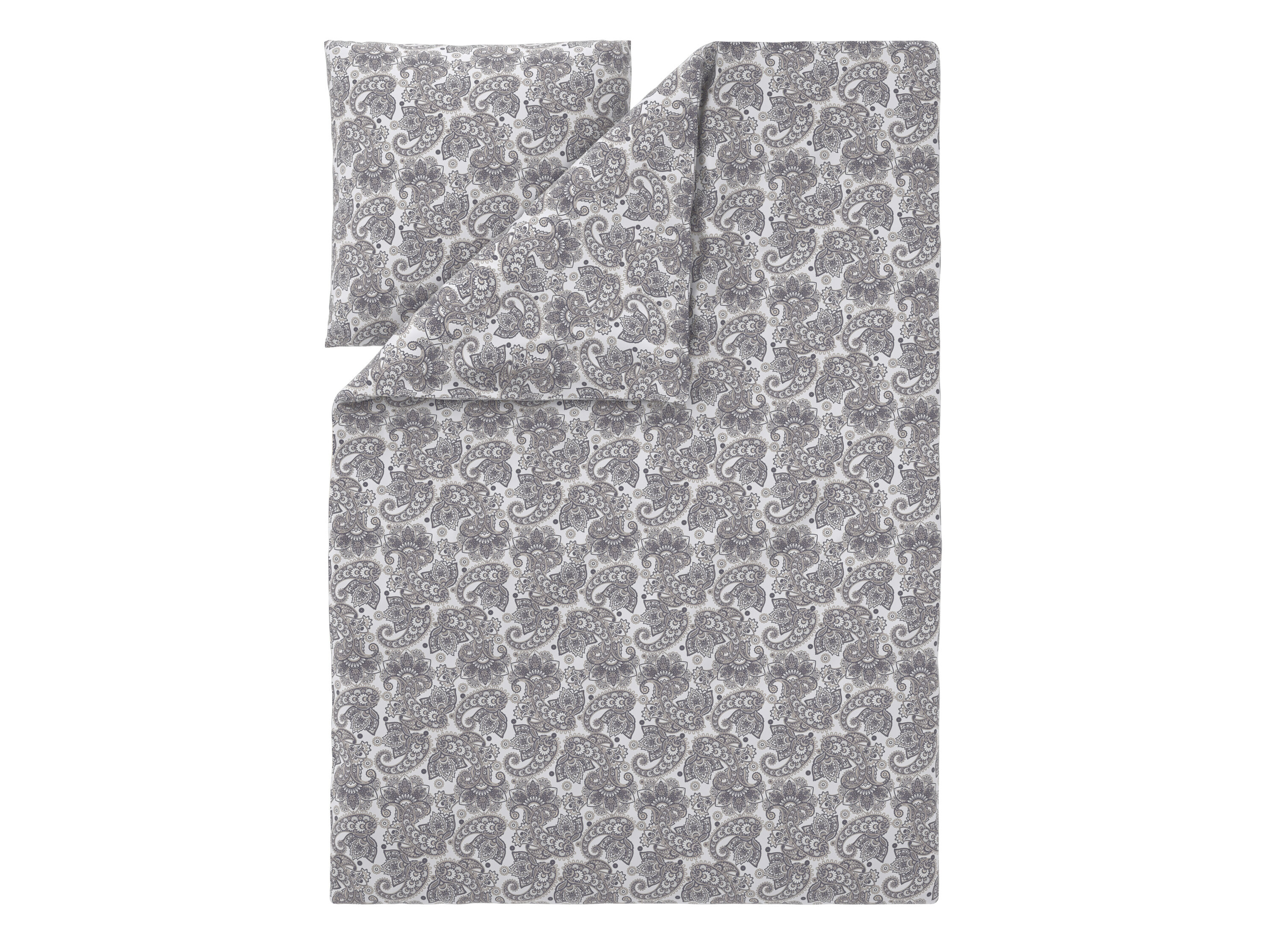LIVARNO Satijnen dekbedovertrek 140 x 200 cm (Print) - 4054599100494
