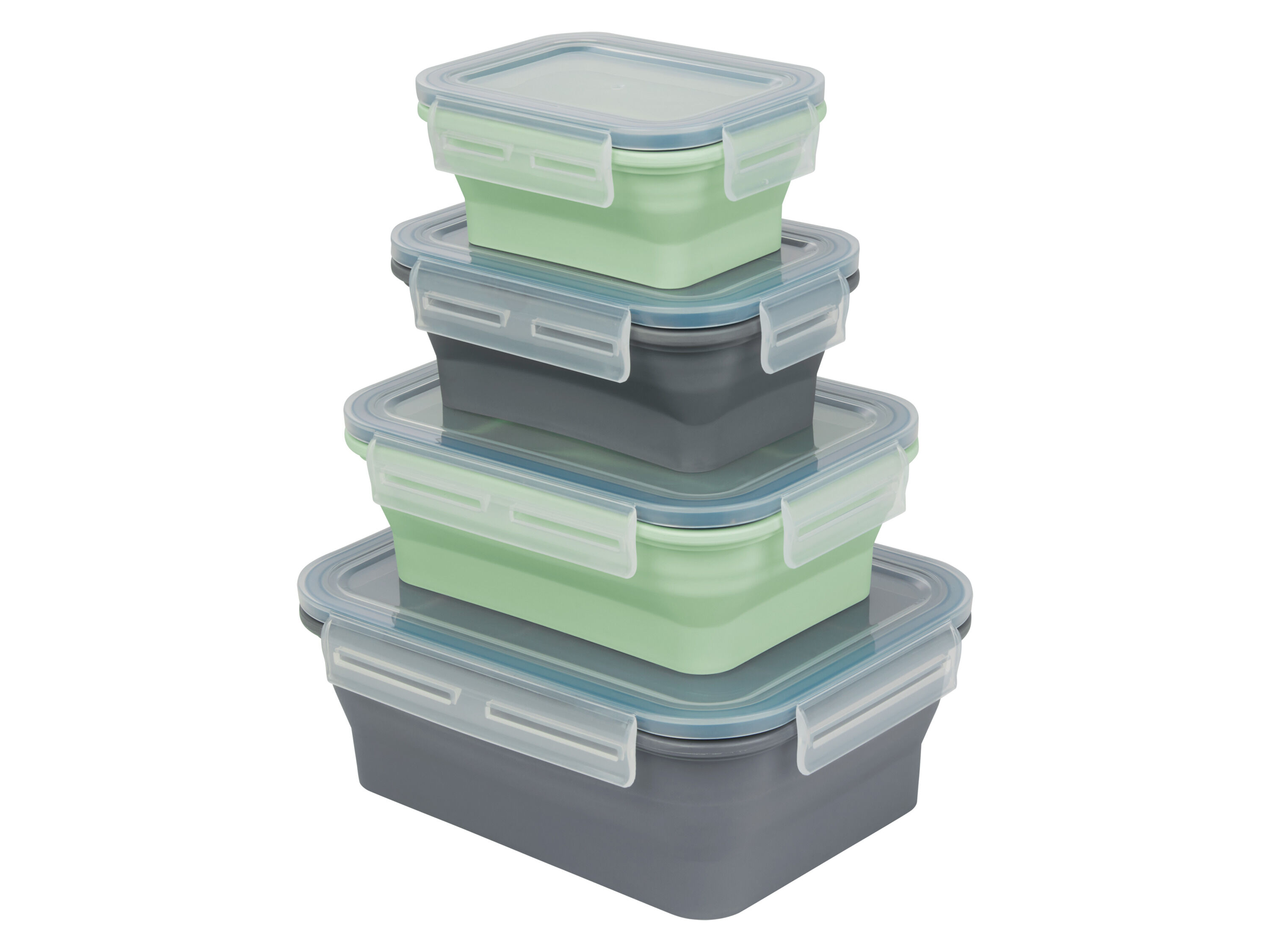 SILVERCREST Opvouwbare vershoudbakjes of lunchbox (Rechthoekig) - 4052916359853