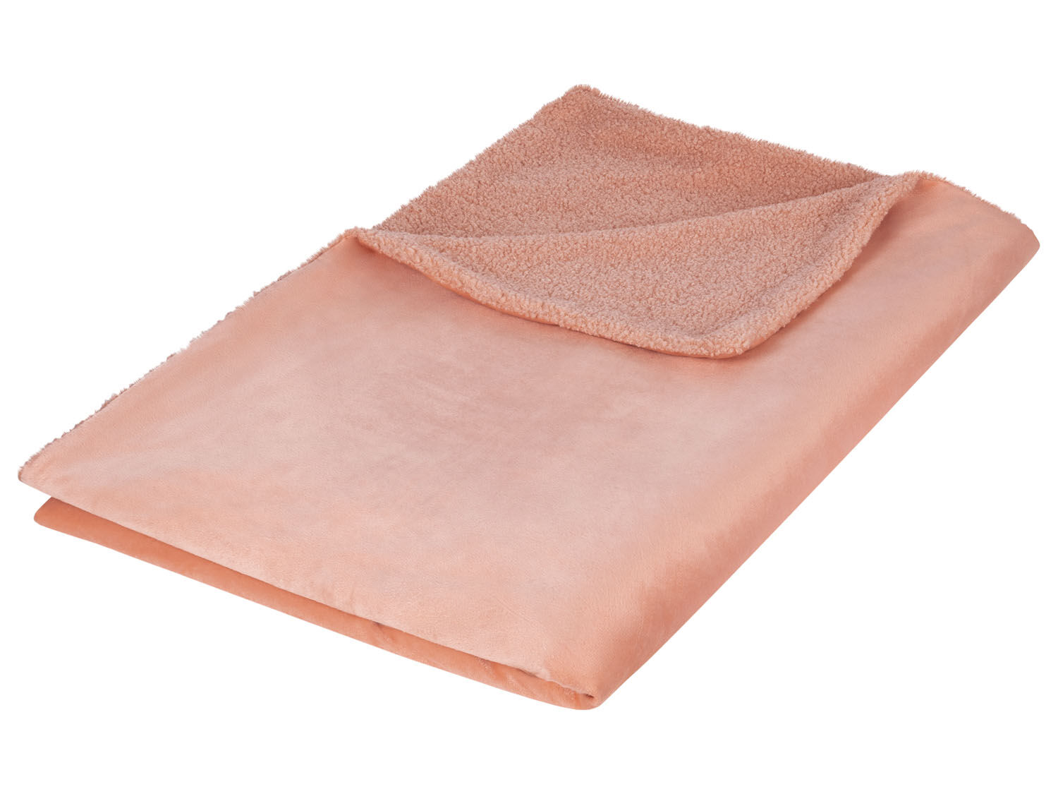 LIVARNO home Teddy fleecedeken 150 x 200 cm (Roze) - 4055332064974
