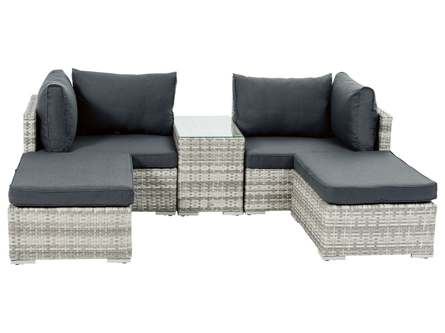 LIVARNO home Multifunctionele loungeset - 4052916049747