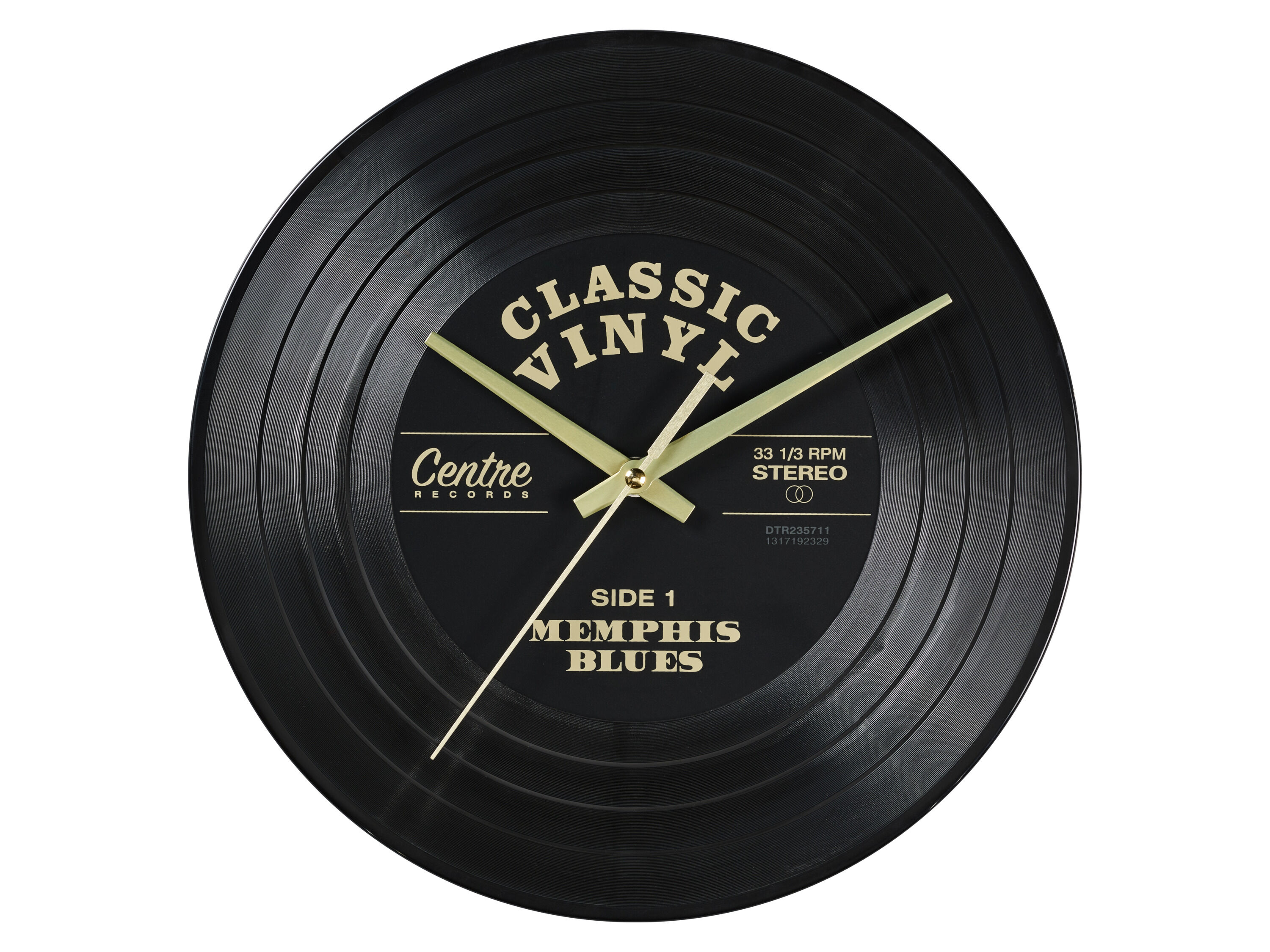 LIVARNO Wandklok (Secondewijzer goudkleurig) - 4052916777411