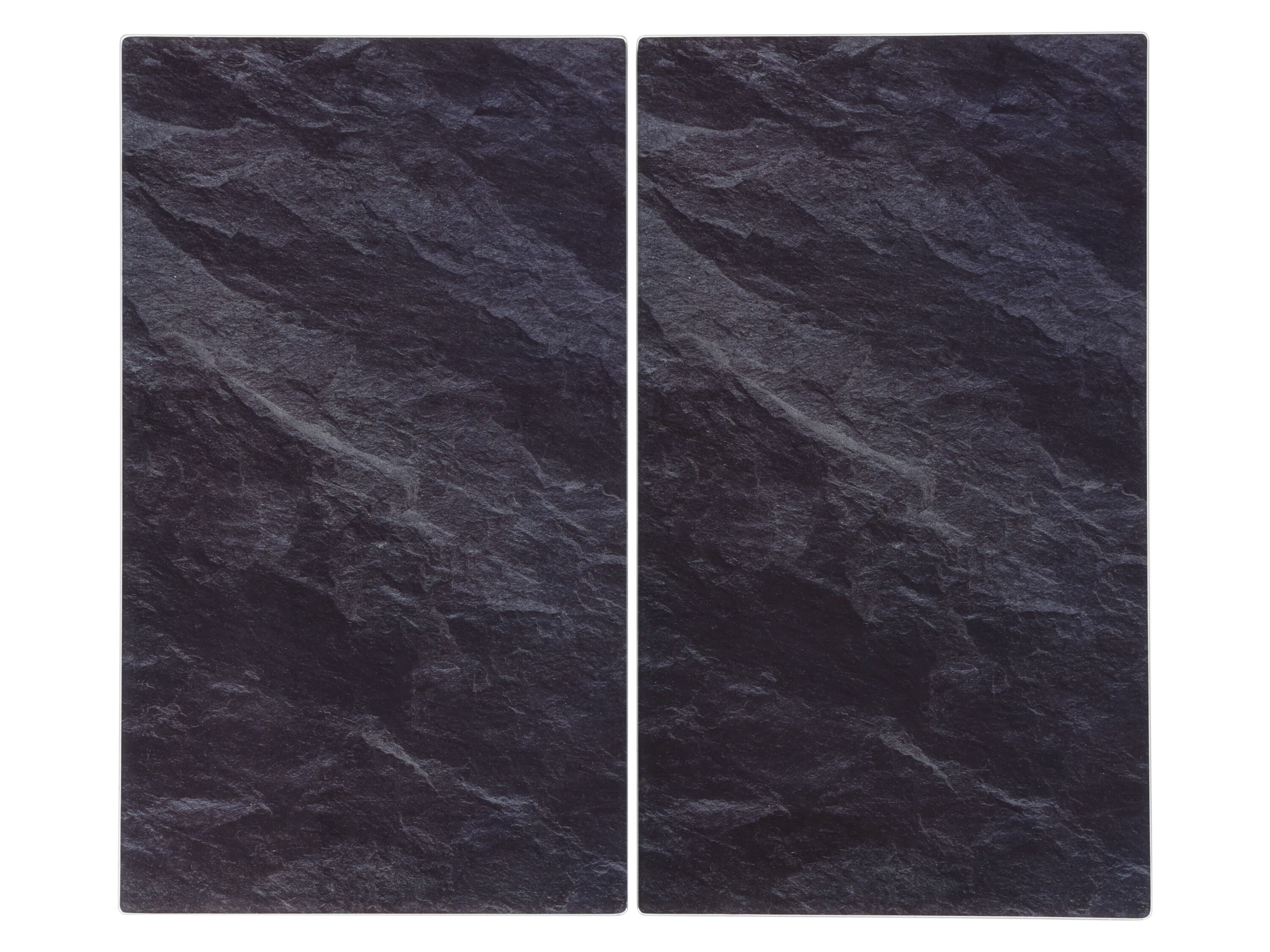 SILVERCREST Set van 2 kookplaat afdekplaten (Leisteen) - 4054599117669