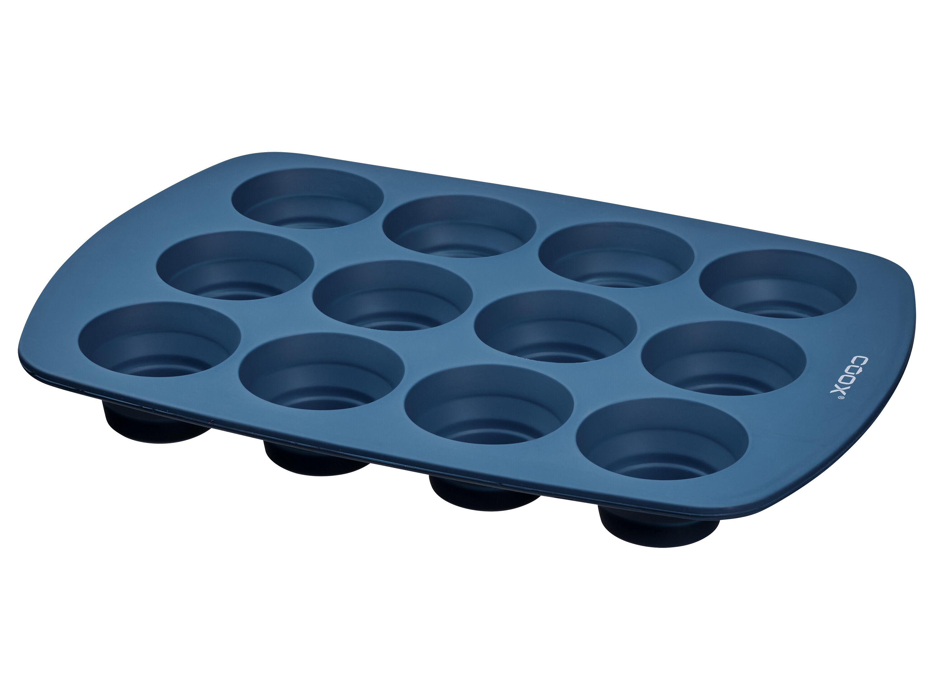Coox Siliconen muffinvorm (Grijs/blauw) - 4260191680092