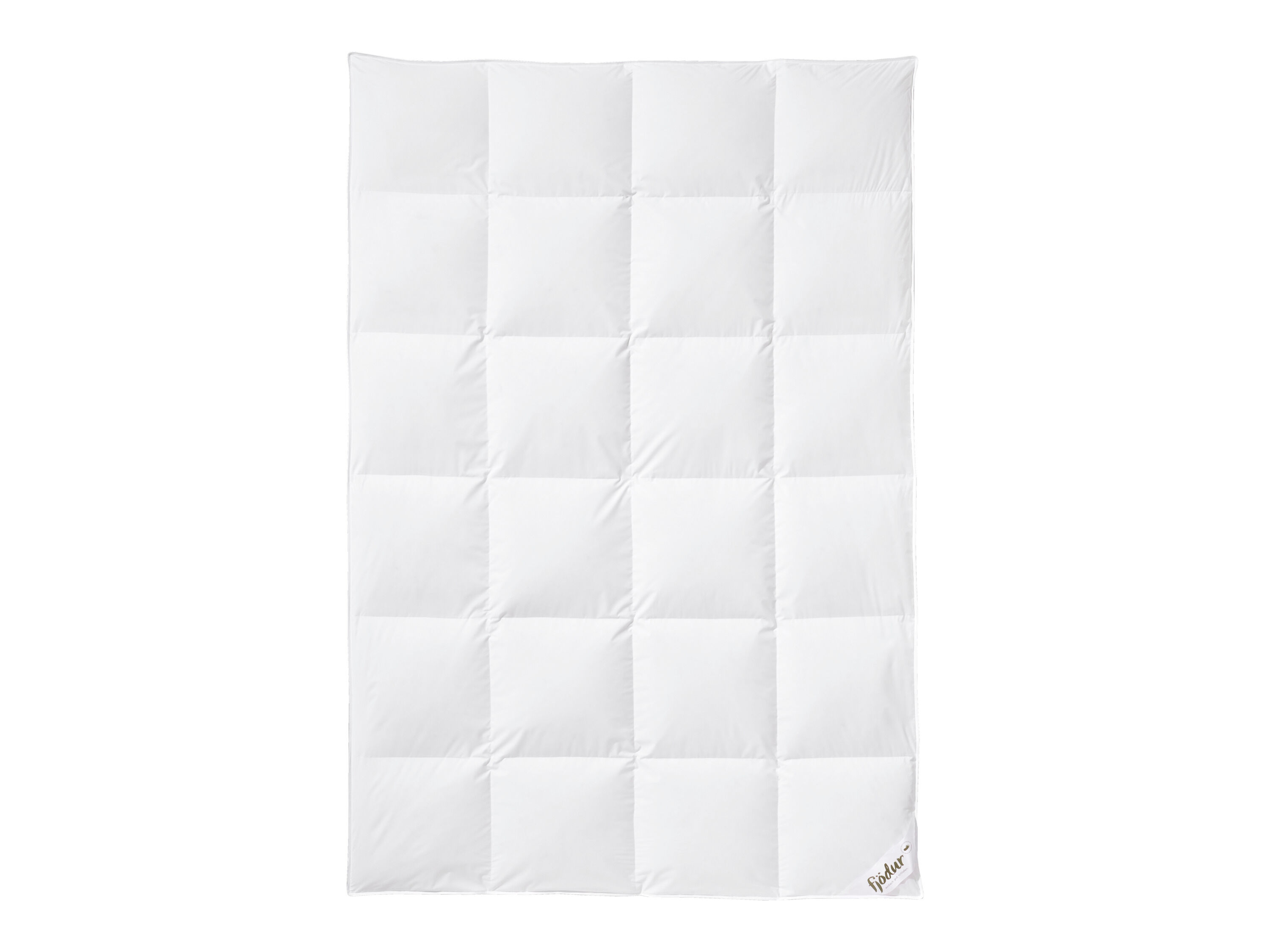 Fjödur Luxus ganzendonzen cassette-dekbed, warm (135 x 200 cm) - 4003589069303